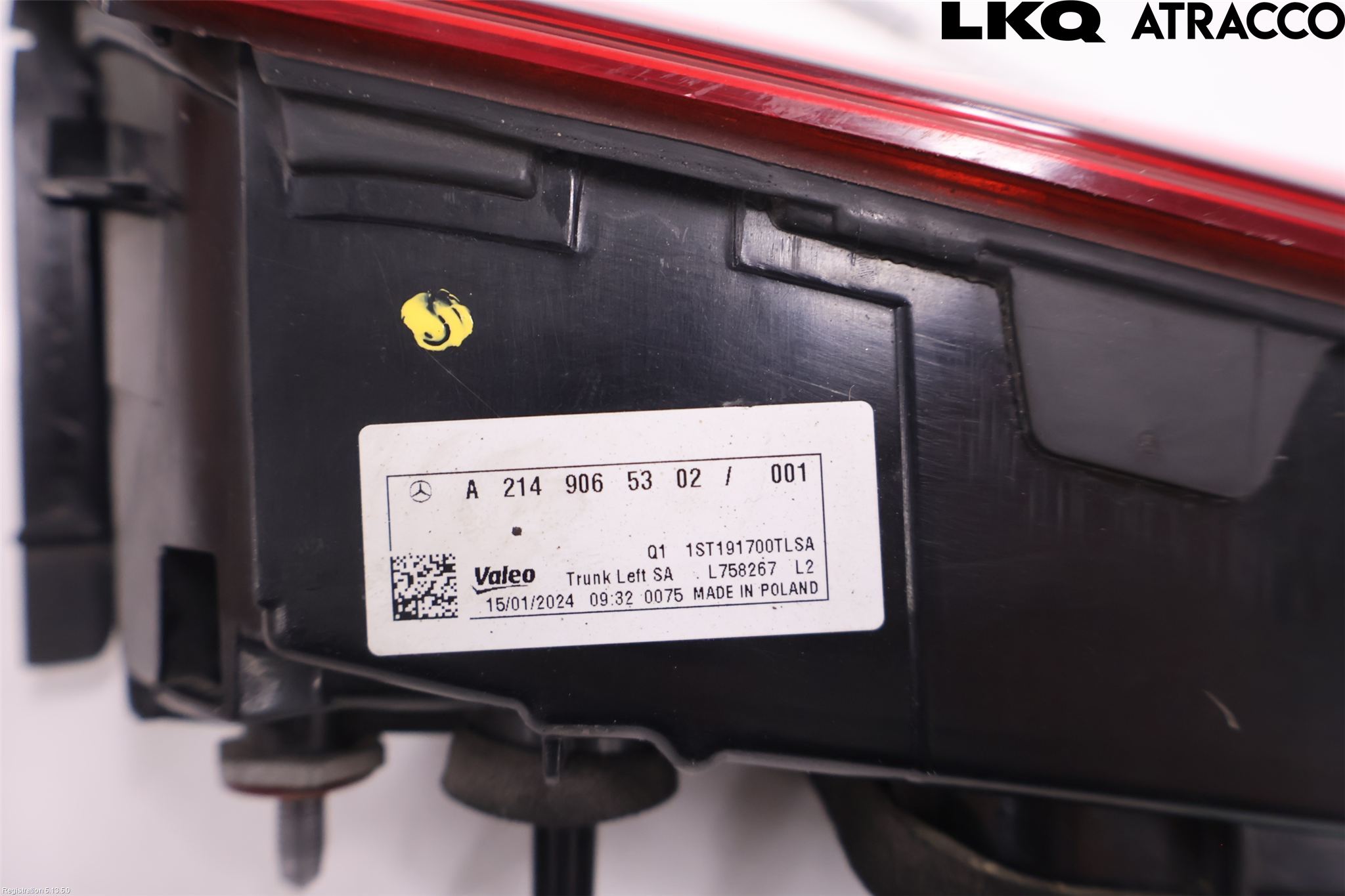 Mercedes-Benz MB E-KLASS (W214) 24- Bakljus Lucka Vä