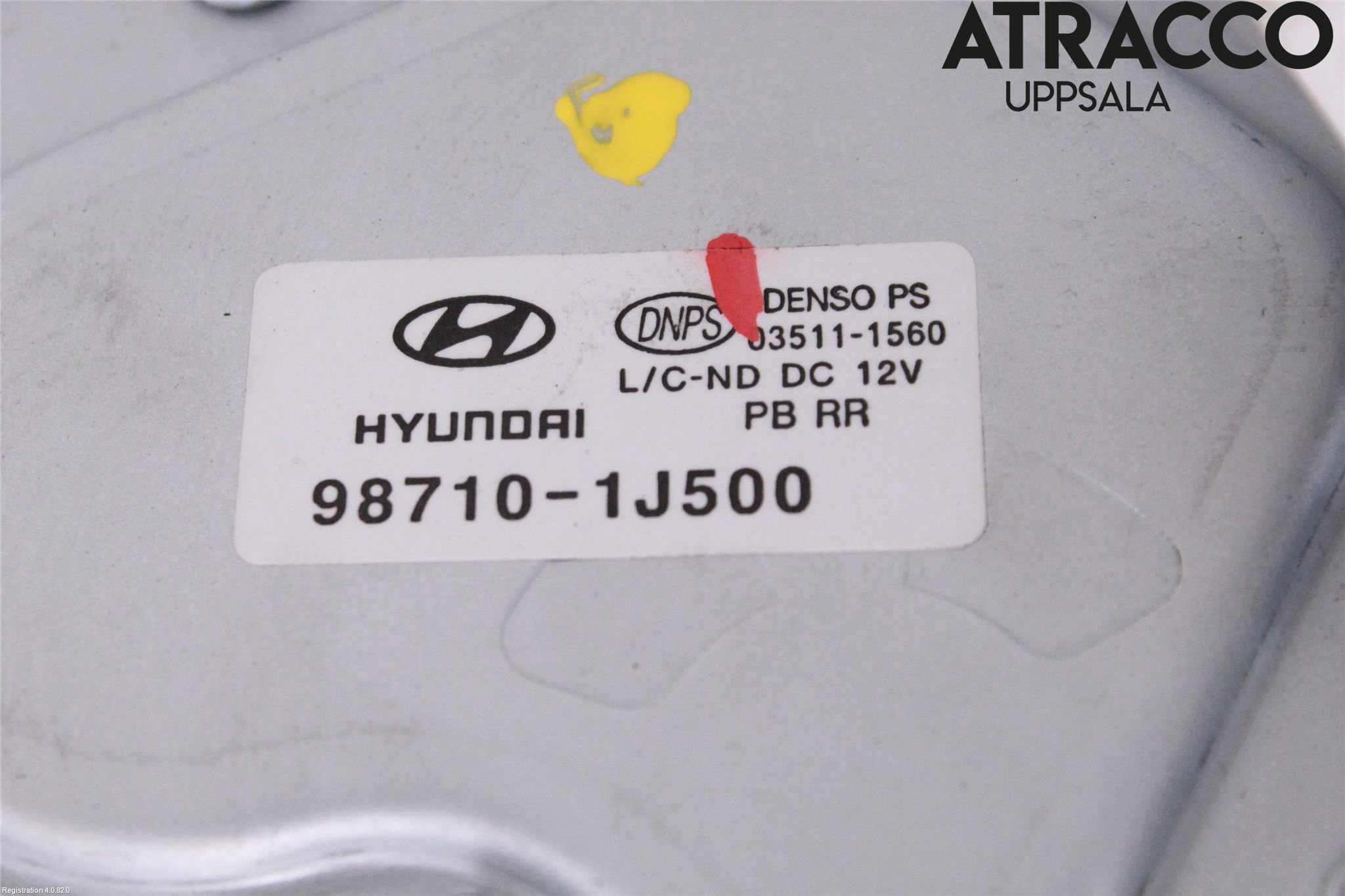 Hyundai i20 PB 09-14 Torkarmotor Baklucka