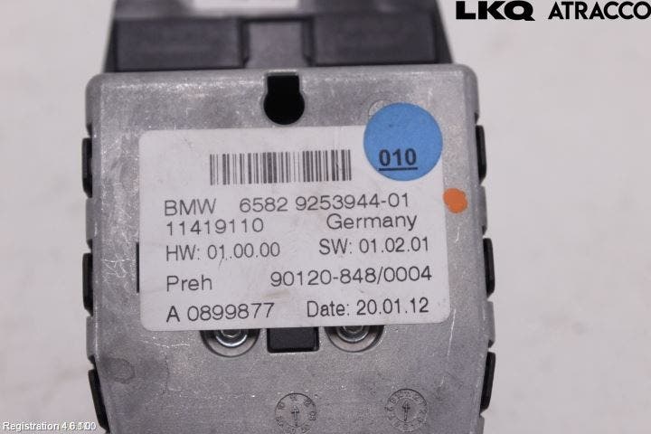 BMW 5 F10/F11/F18 09-17 Strömställare Multifunktion