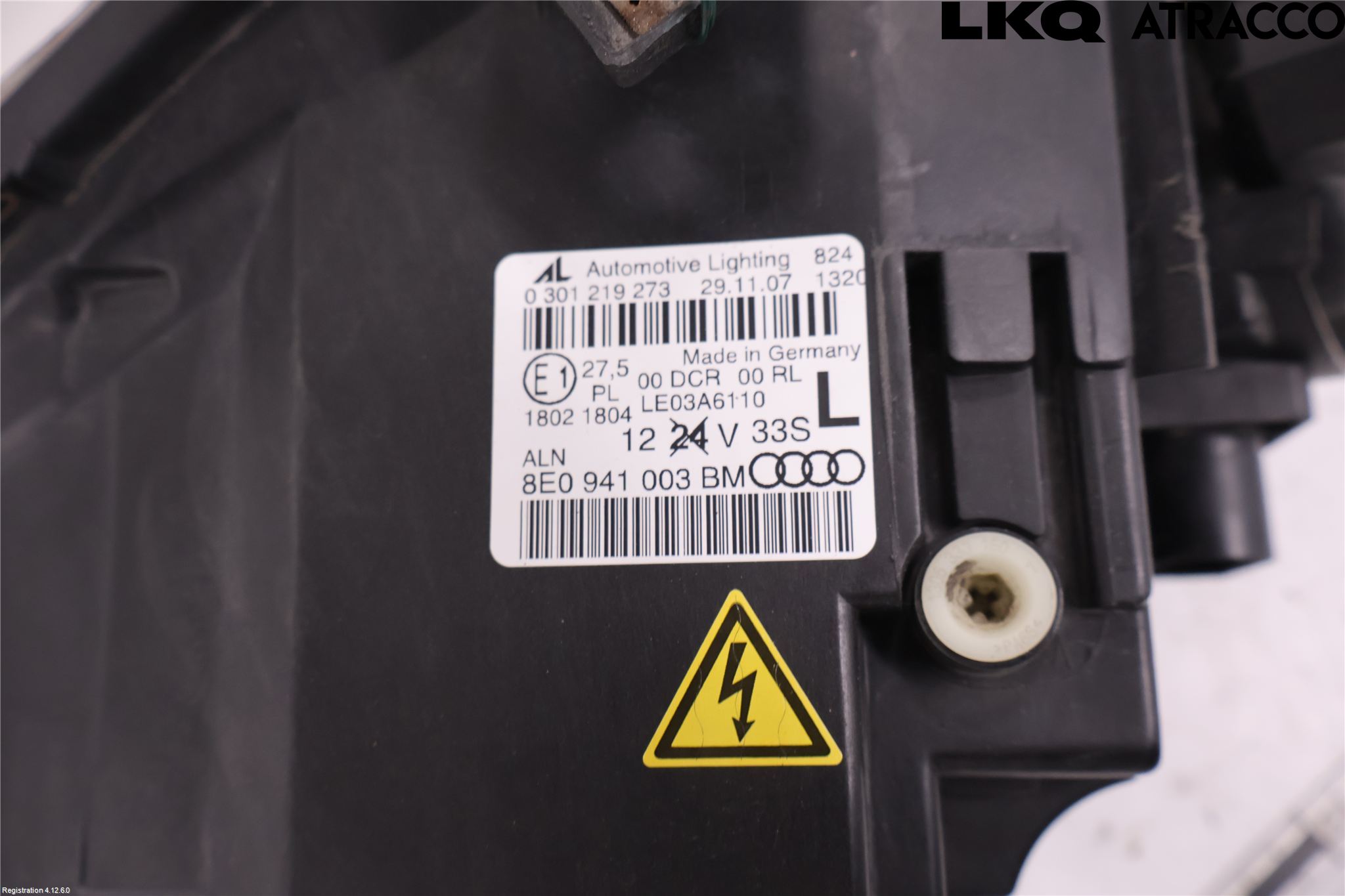 Audi A4/S4 05-07 Strålkastare Vänster