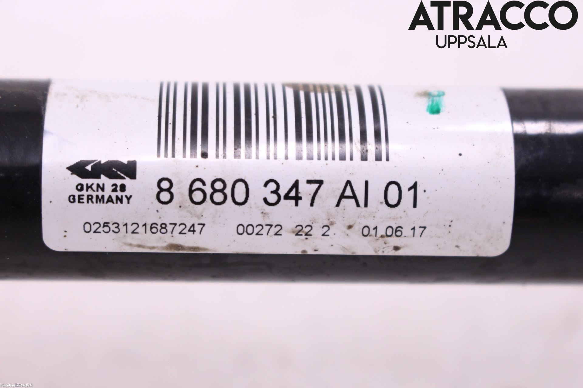 BMW 3 F30/F31/F80 12-19 Drivaxel Bak Vänster