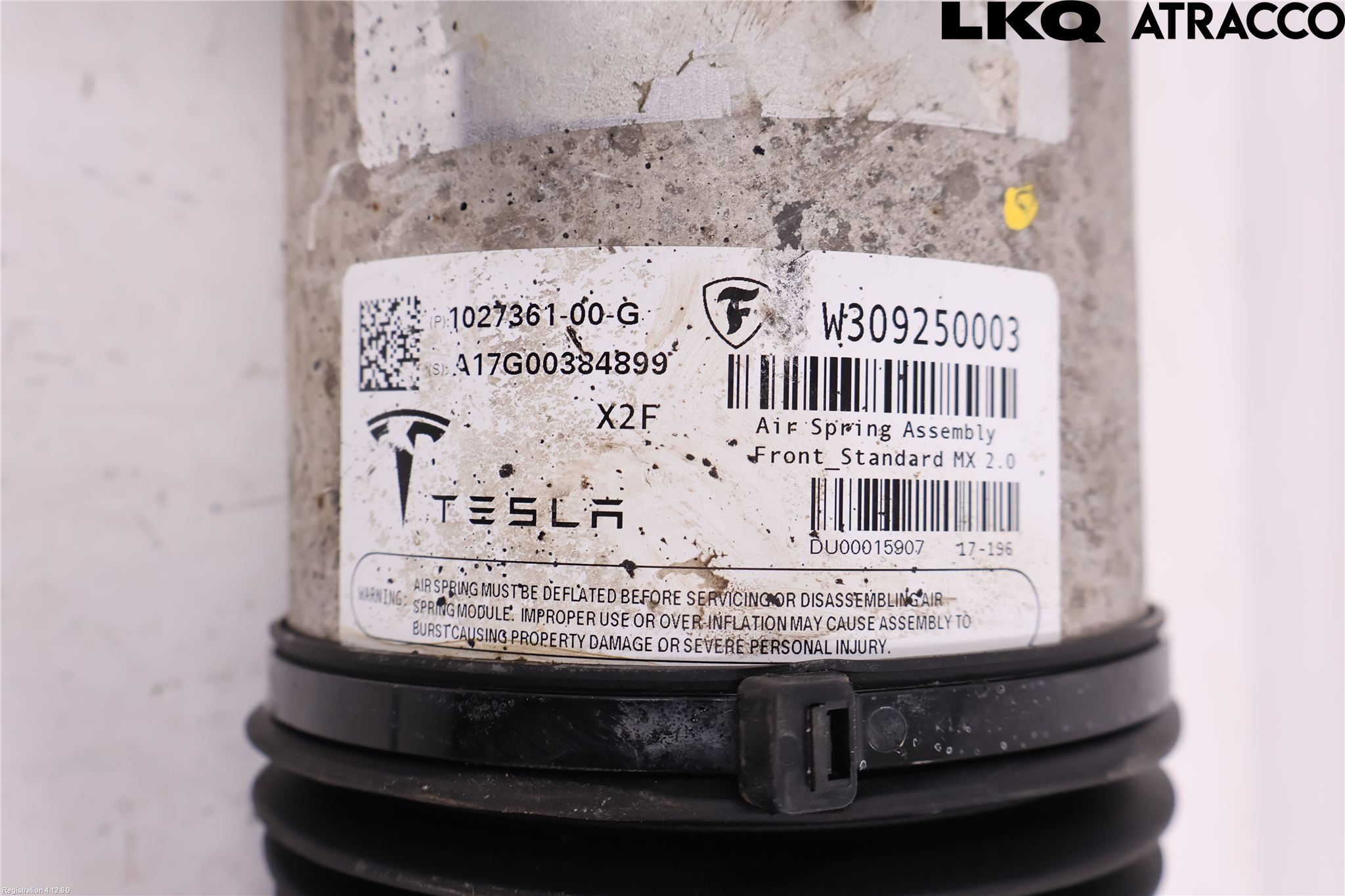 Tesla MODEL X 16- Fjäderben Fram Höger