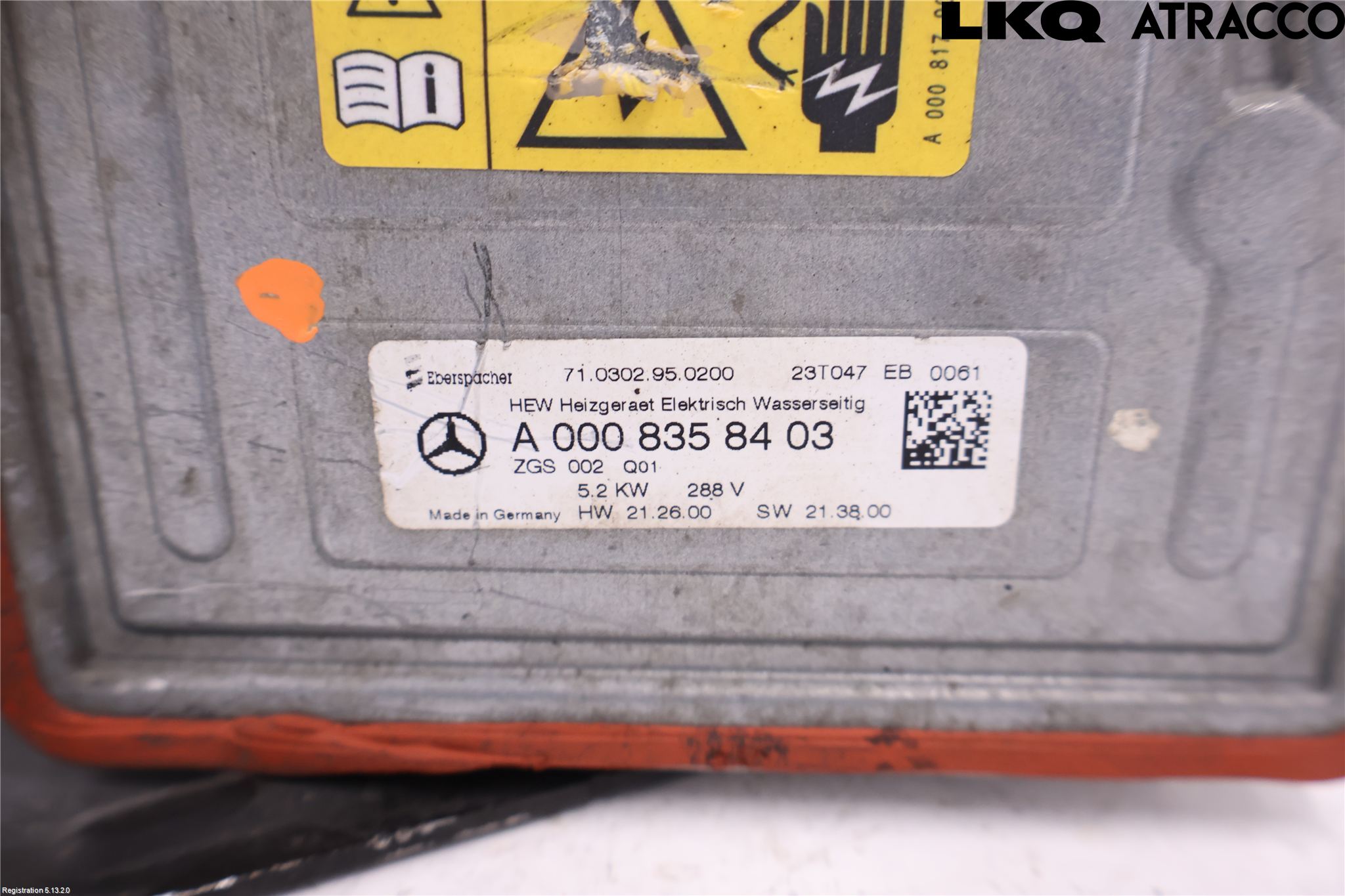 Mercedes-Benz MB EQA (H243) 21- Värmekammare-Växlare