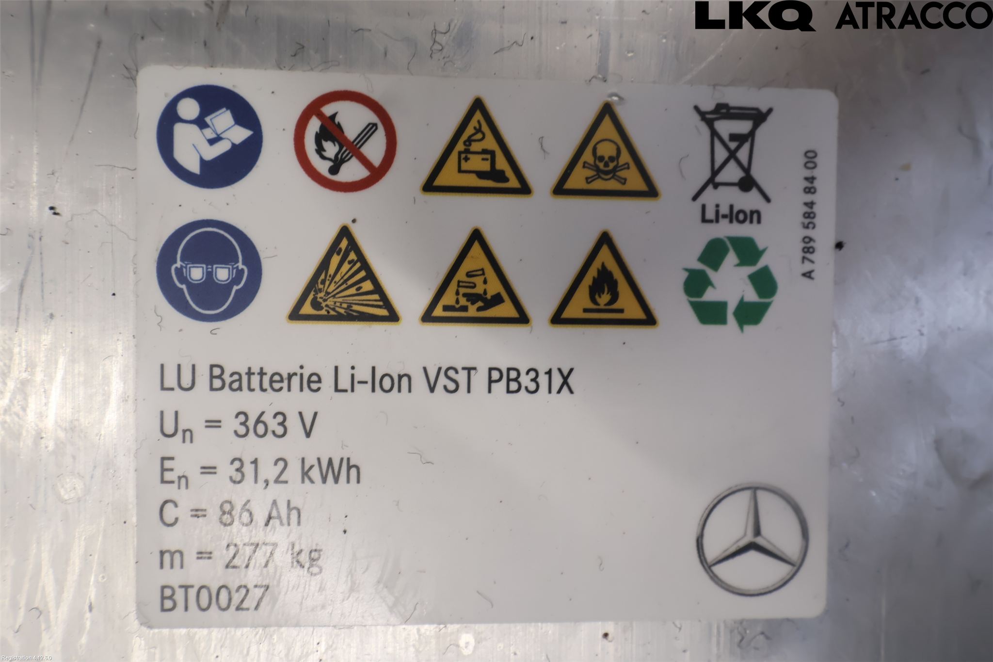 Mercedes-Benz MB GLE-KLASS (W167/V167/C167) 19- Batteri Högspänning
