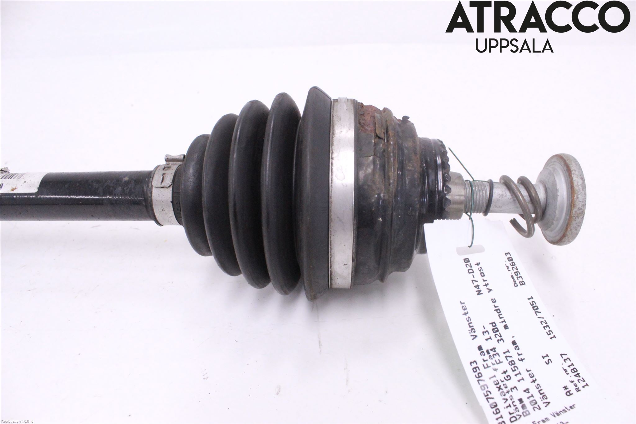BMW 3 GT F34 13-19 Drivaxel Fram Vänster