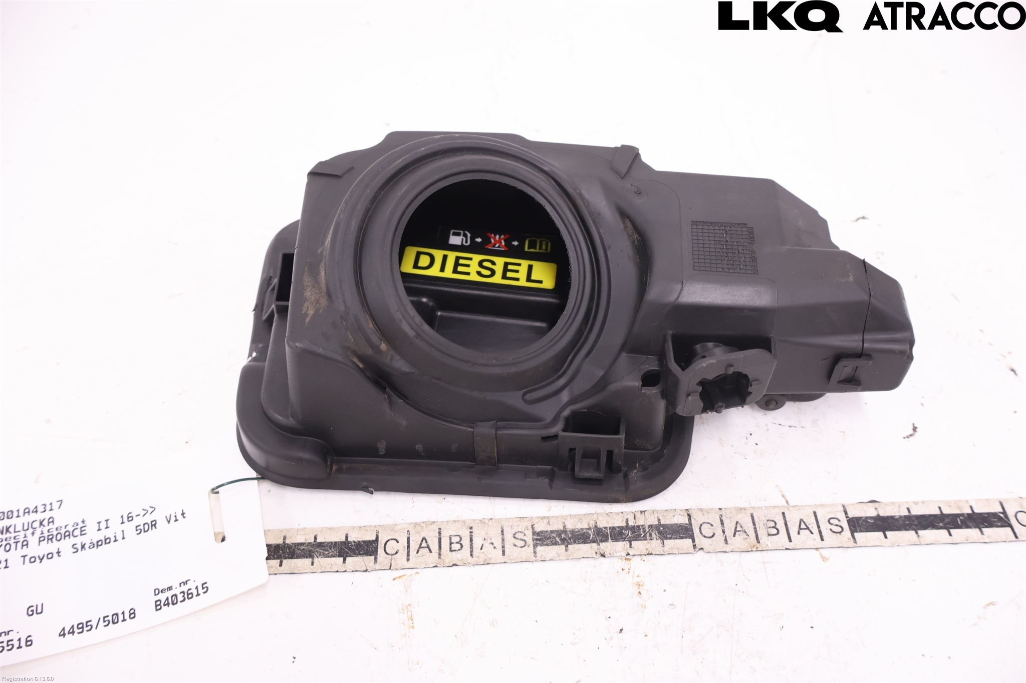 Toyota PROACE II 16- Tanklucka