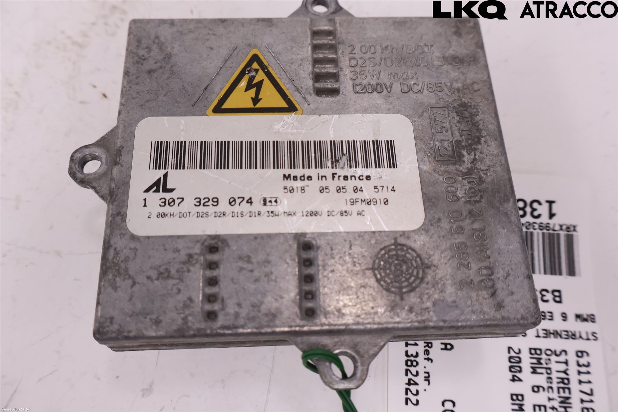 BMW 6 E63/64    02-10 Styrenhet Strålkastare