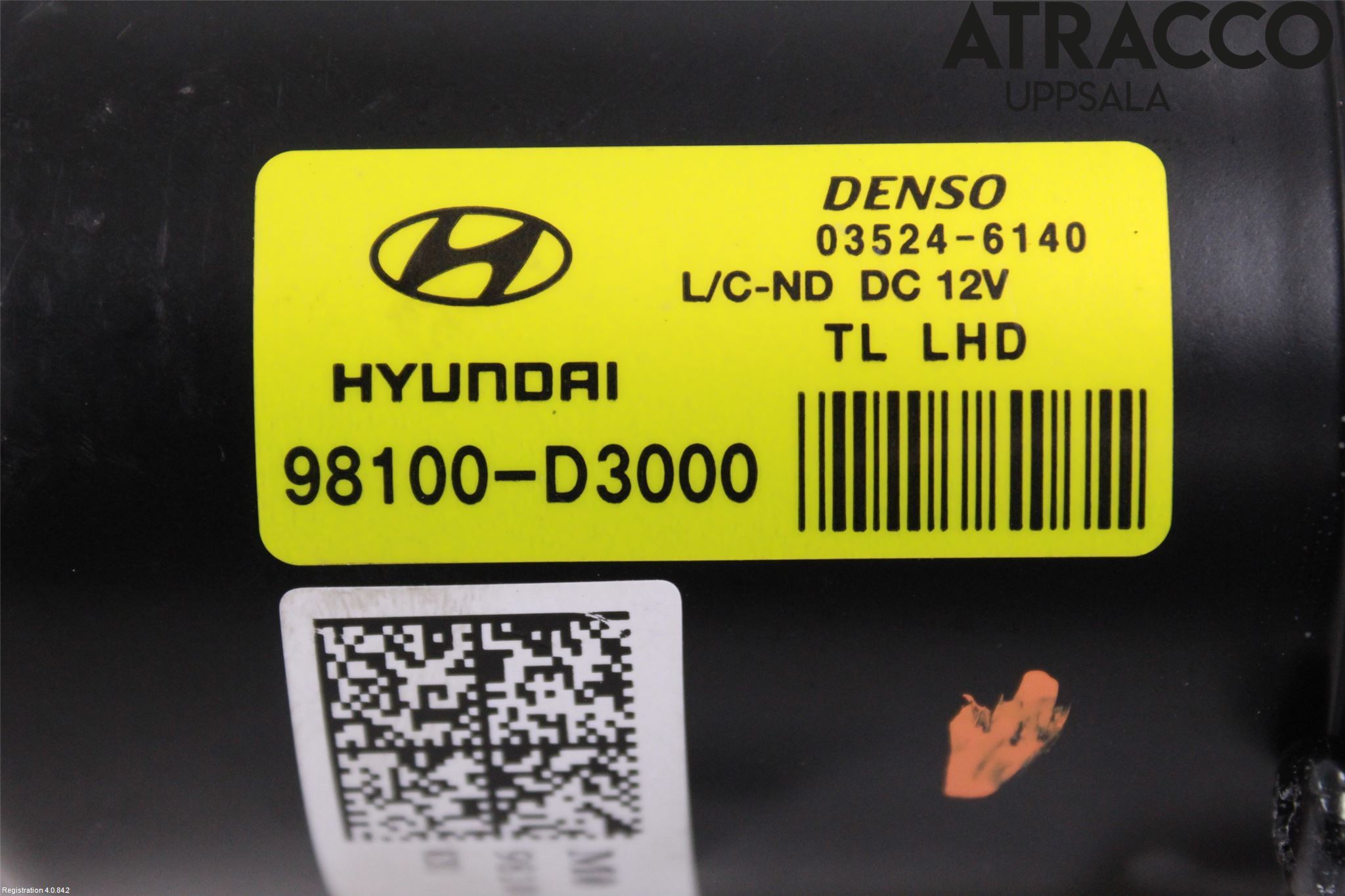 Hyundai TUCSON 05- Torkarmotor Vindruta