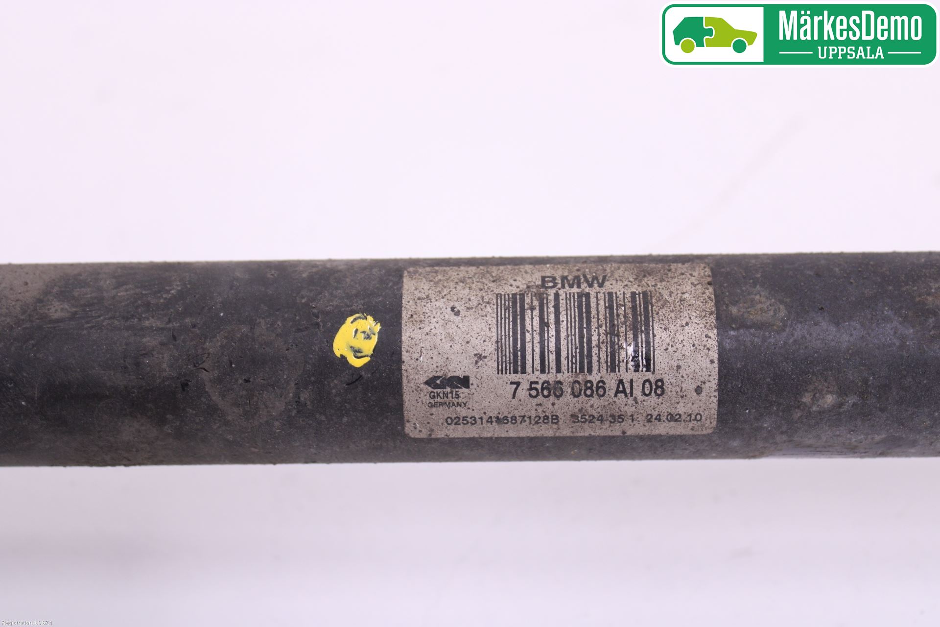 BMW 7 F01/02/03/04 09-15 Drivaxel Bak Höger