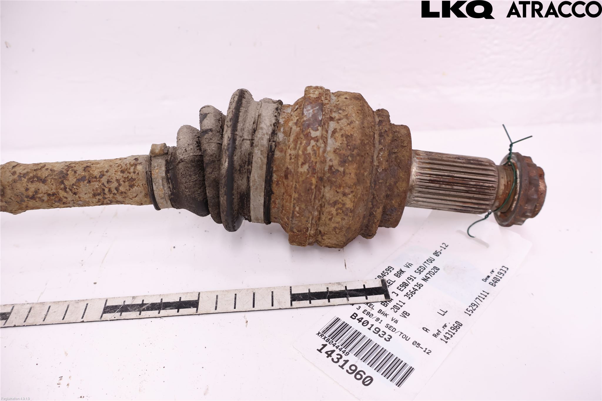 BMW 3 E90/91 SED/TOU 05-12 Drivaxel Bak Vänster