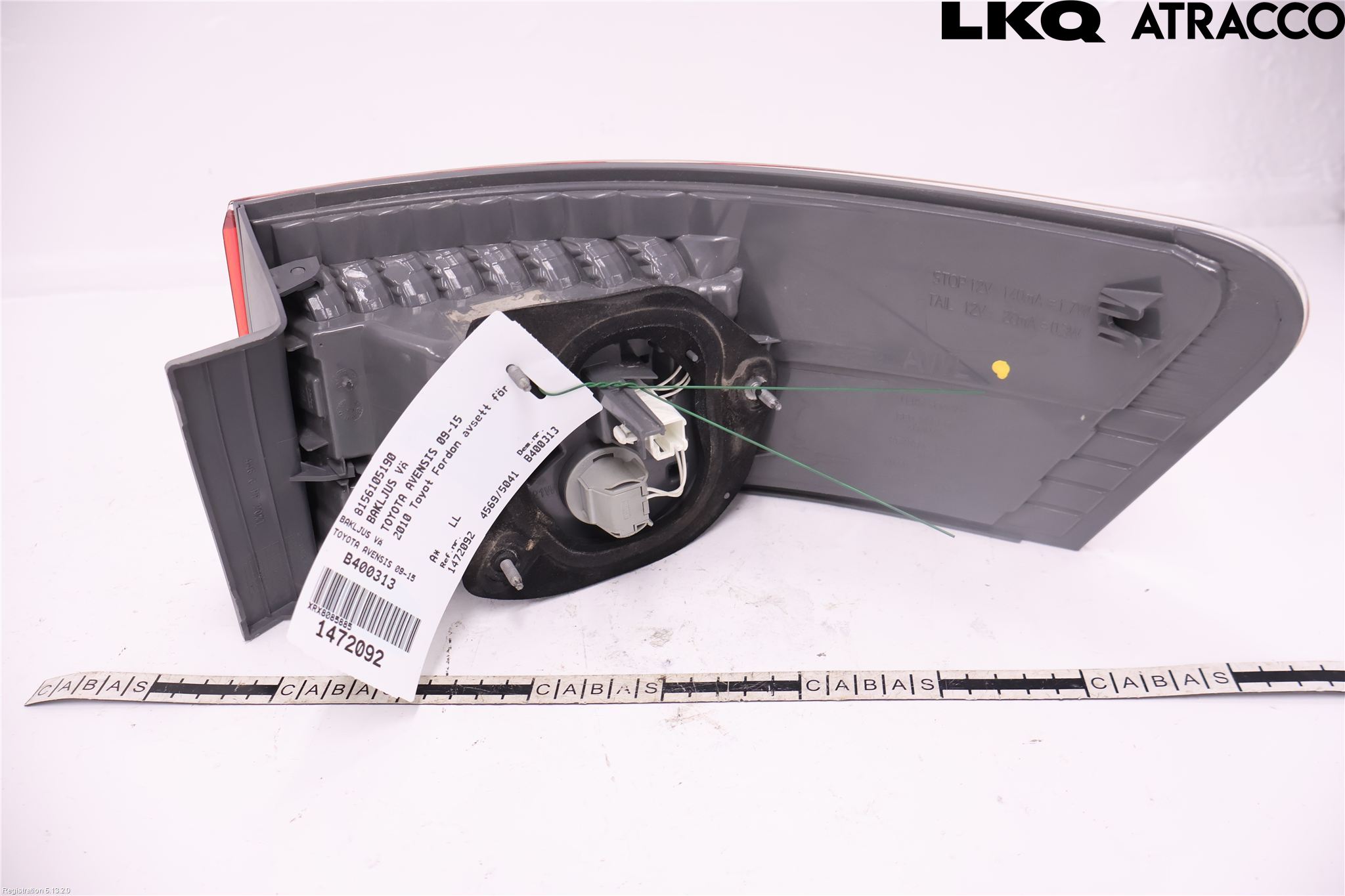 Toyota AVENSIS 09-15 Bakljus Vänster