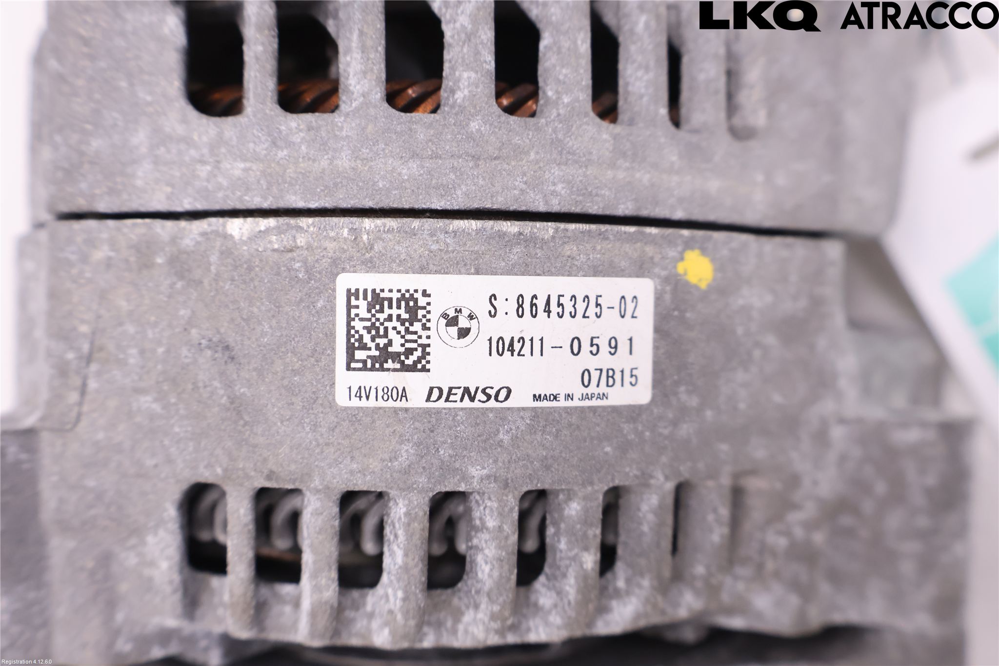 BMW 3 F30/F31/F80 12-19 Generator