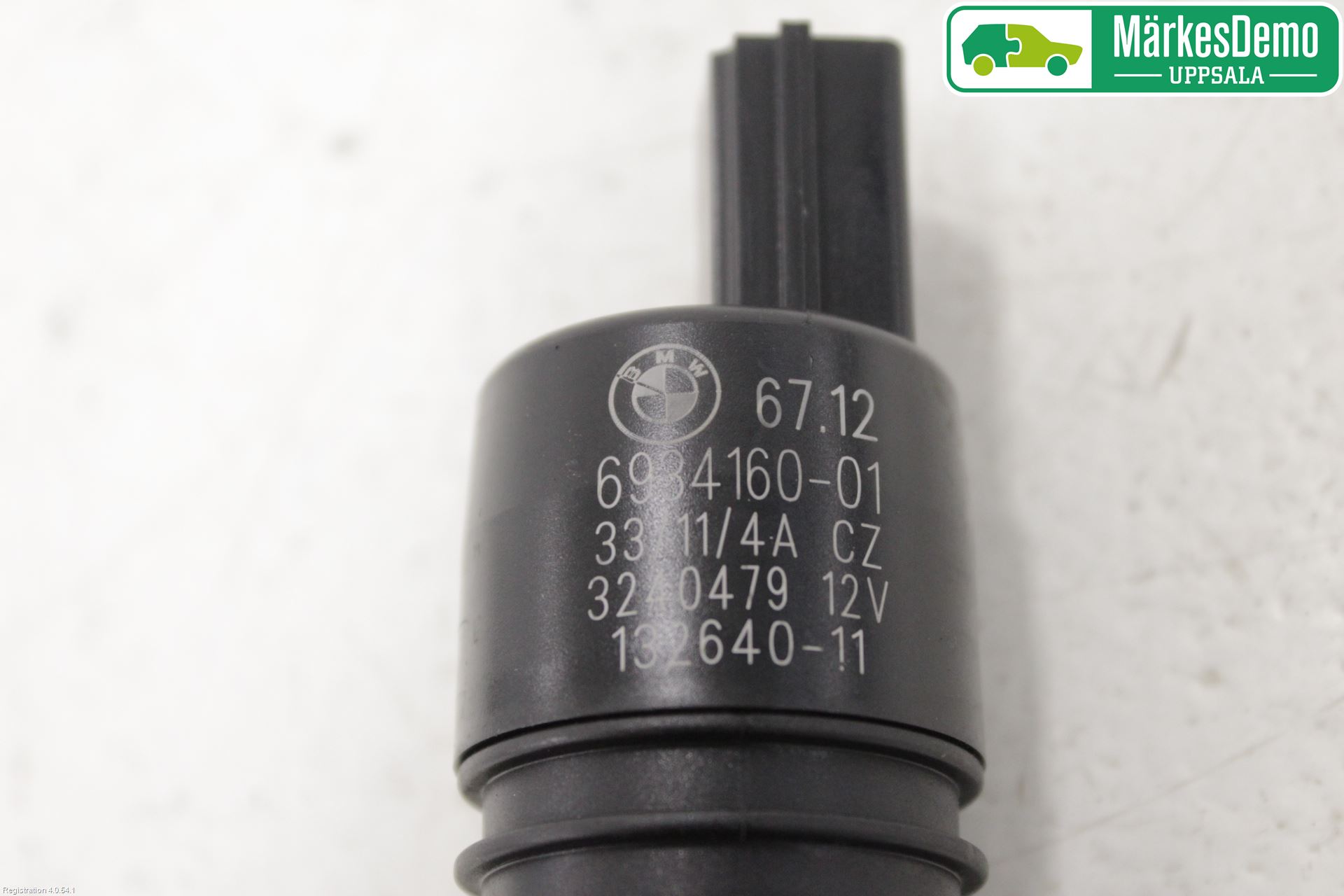 BMW 7 F01/02/03/04 09-15 Spolarpump Vindruta