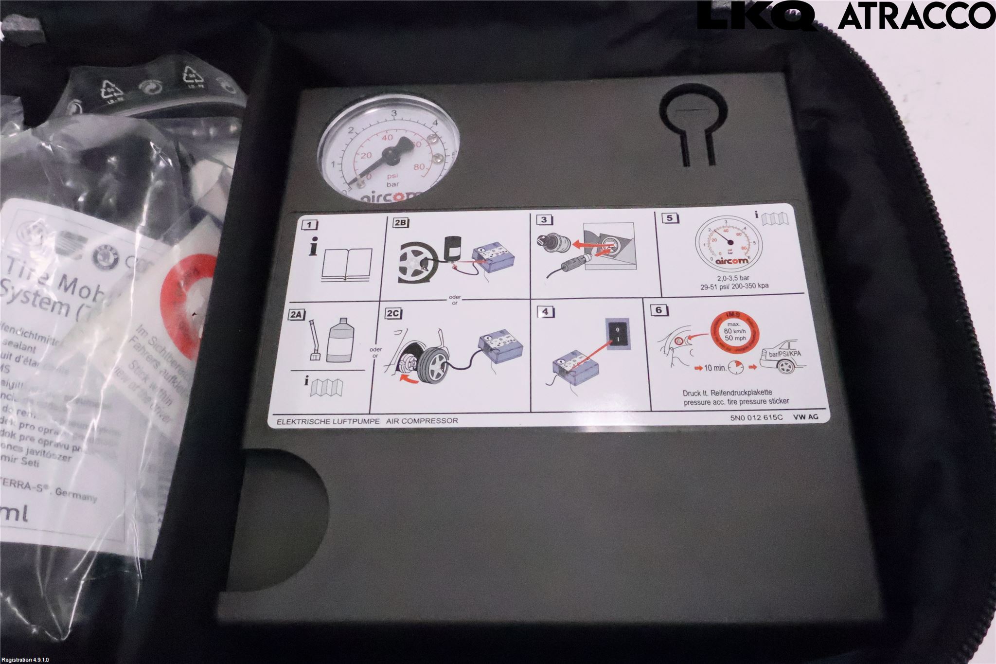 Volkswagen VW CADDY 16-20 Kompressor Däck