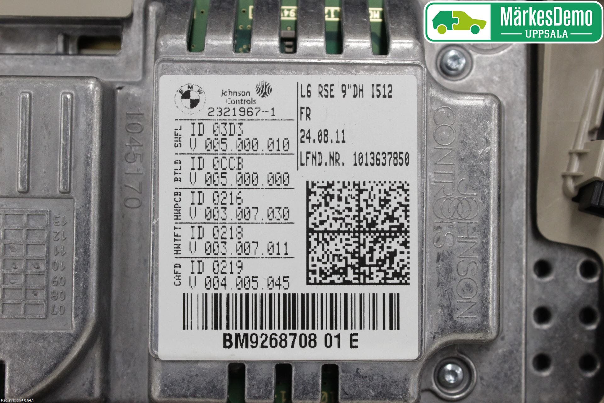 BMW 7 F01/02/03/04 09-15 Bildskärm