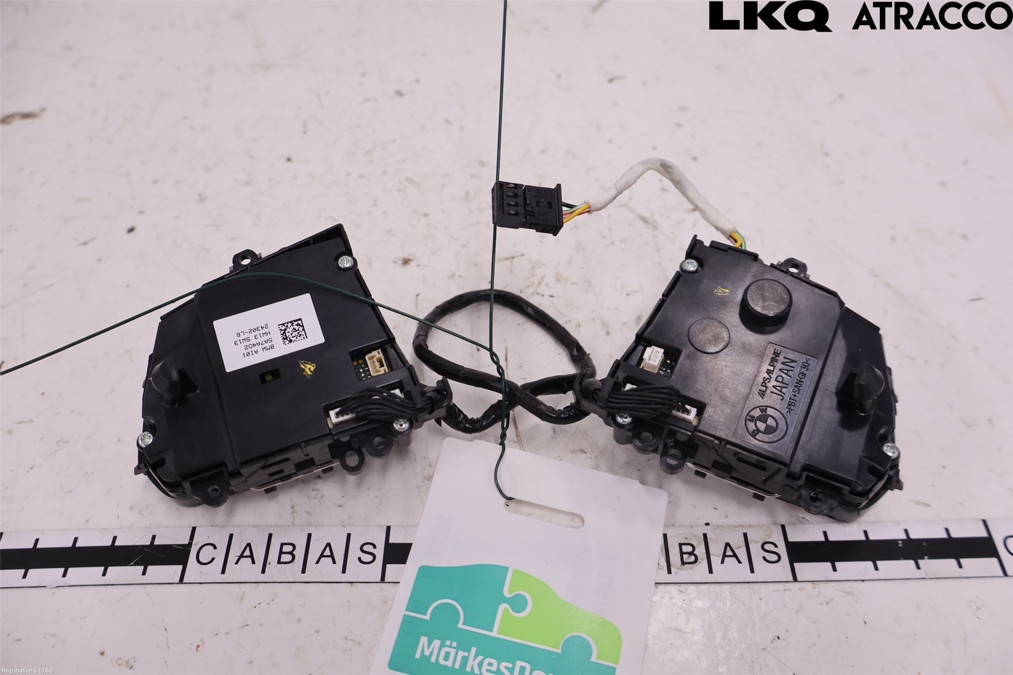 BMW 5/i5 G60/G61 24- Spak-Rattreglage Radio