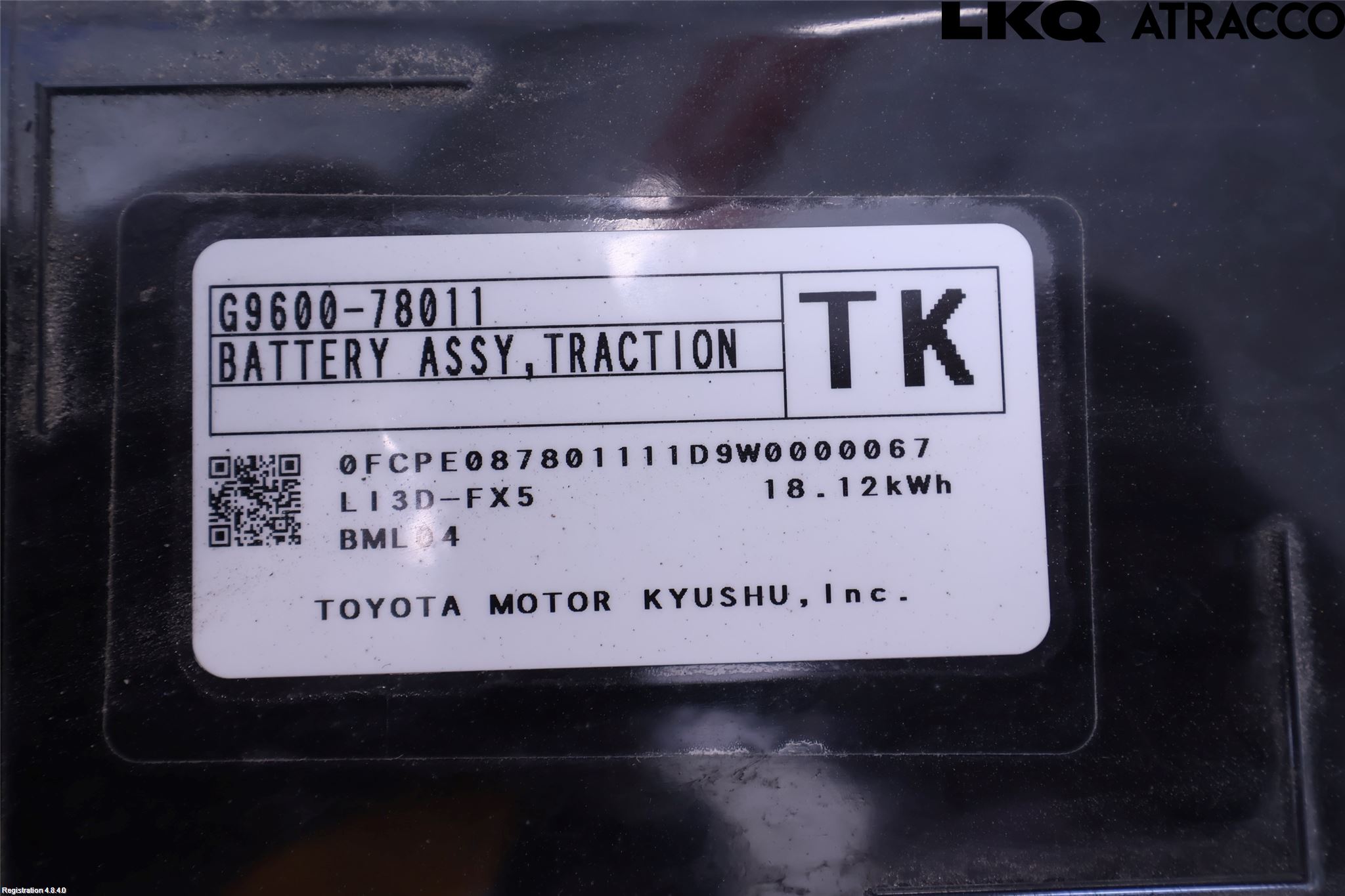 Lexus NX 340h/450h+ 21- Batteri Högspänning