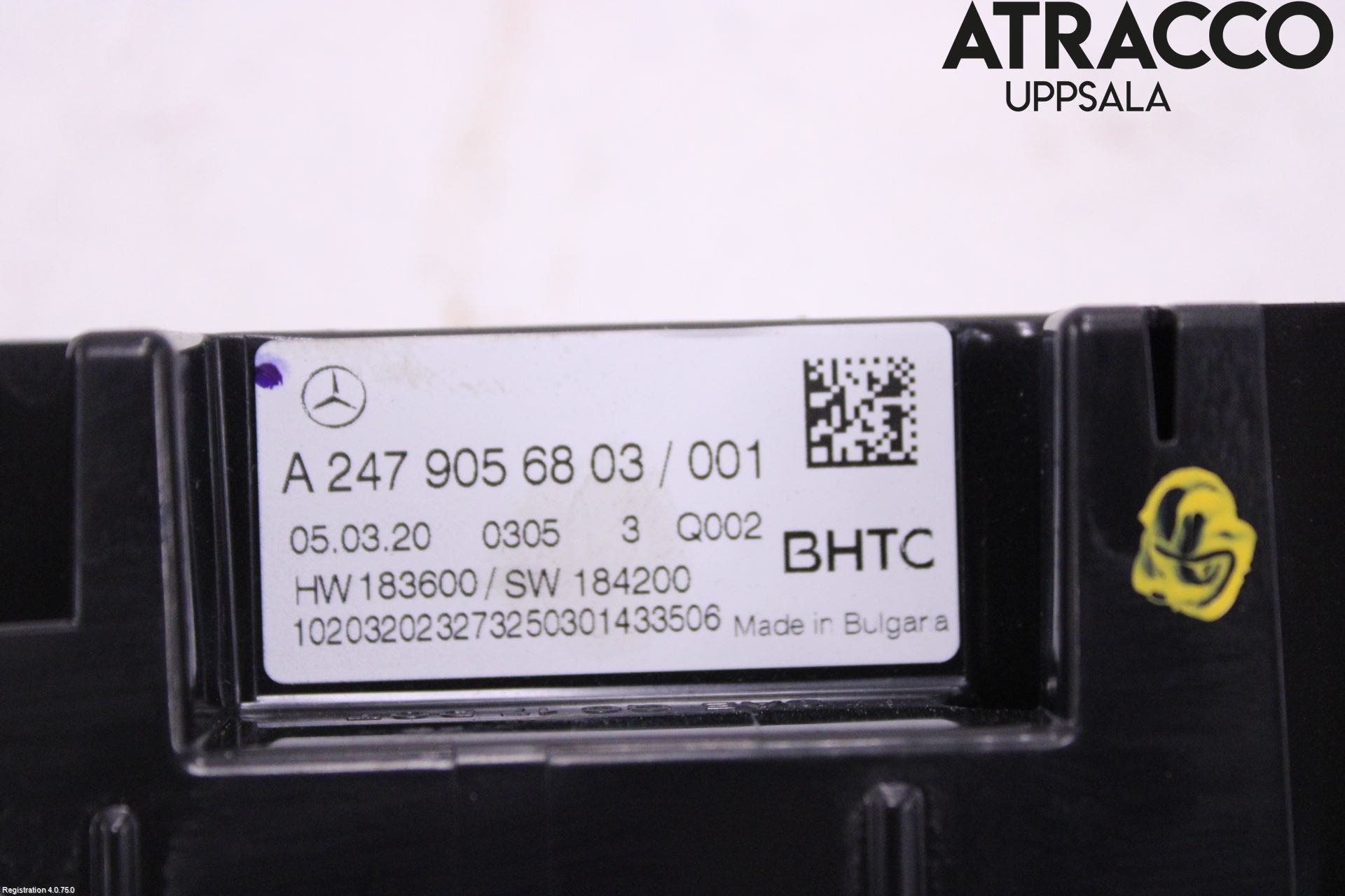 Mercedes-Benz MB CLA-KLASS (C118/X118) 19- Ac Styrenhet Ac Manöveren