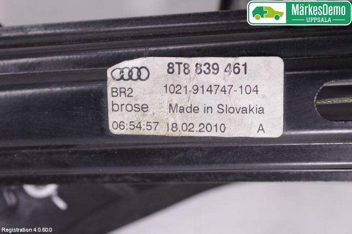 Audi A5 07-16 Fönsterhiss El Kompl