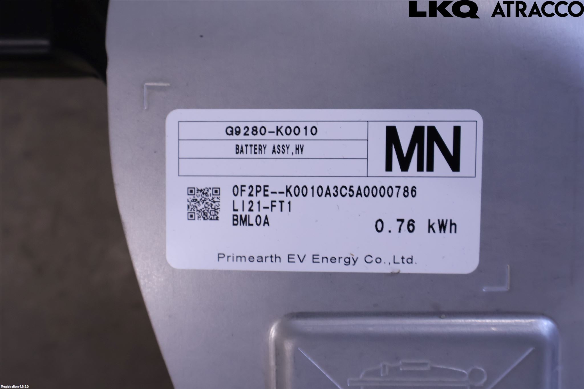 Toyota YARIS XP21 20- Batteri Högspänning