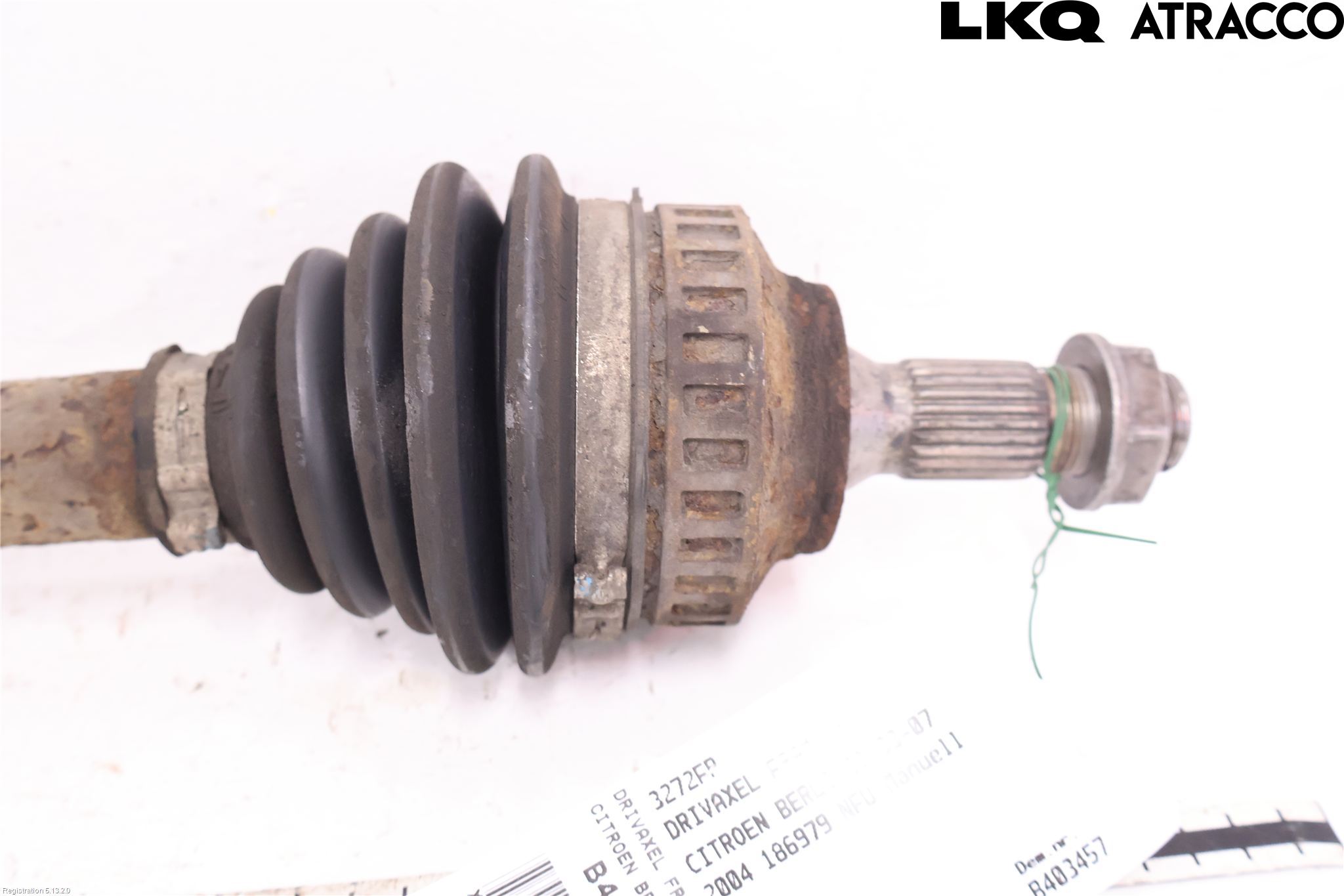 Citroen BERLINGO  03-07 Drivaxel Fram Vänster