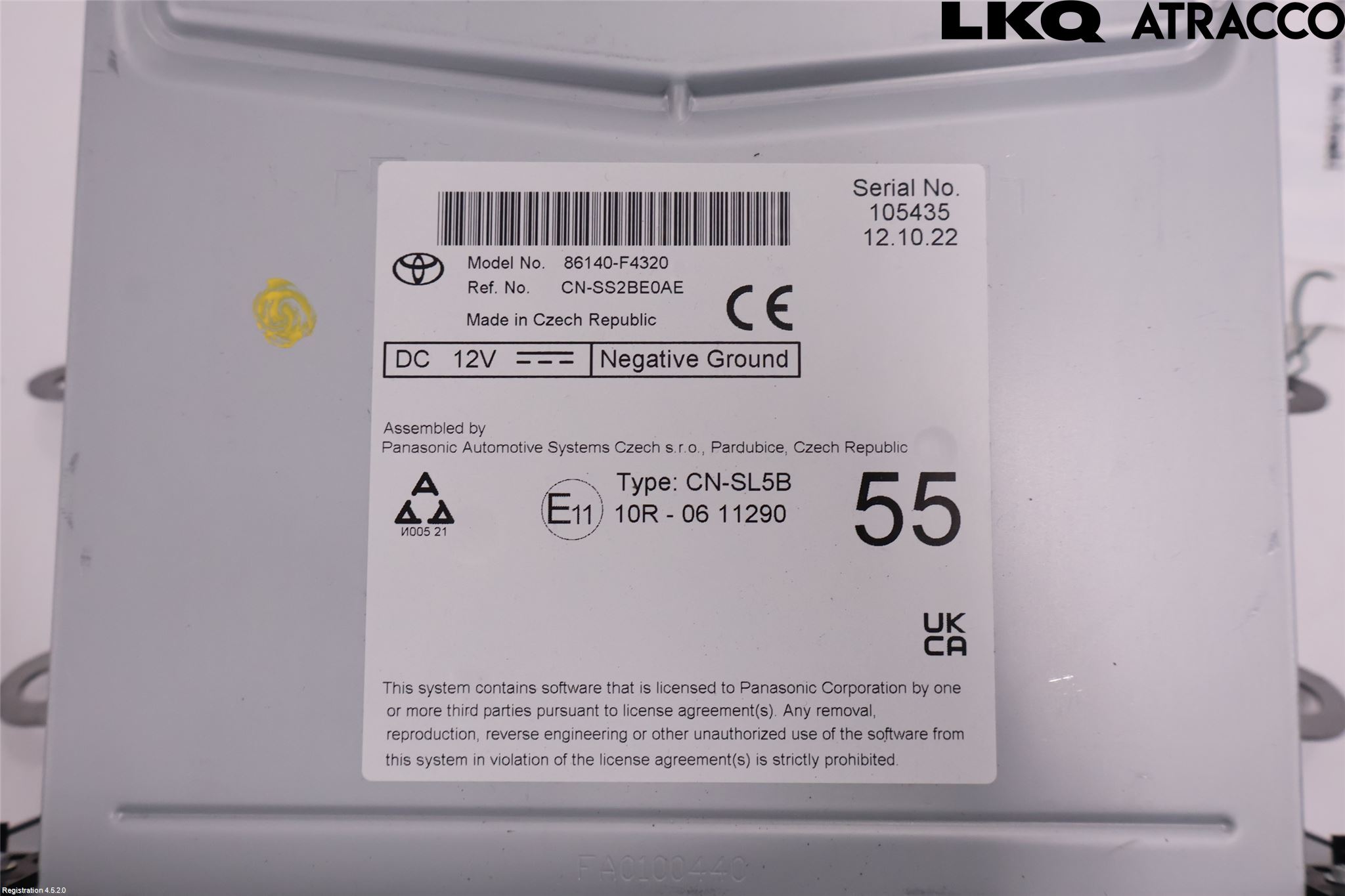 Toyota C-HR 16-23 Cd Radio - Multimediapanel