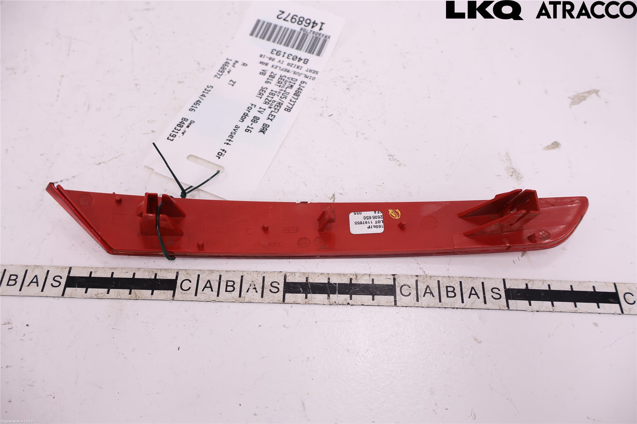 Seat IBIZA IV 08-16 Dimljus/Reflex Bak
