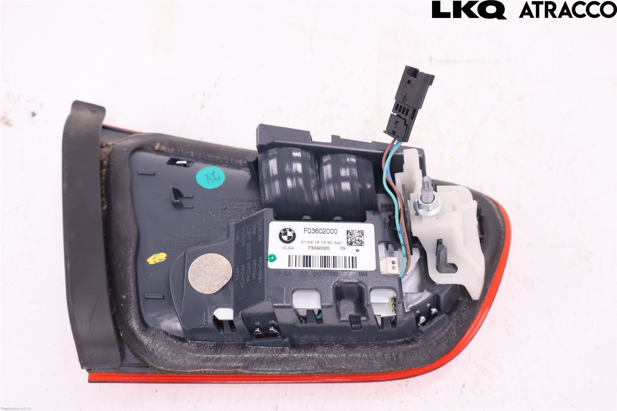 BMW 1 F20/F21 11-19 Bakljus Lucka Hö