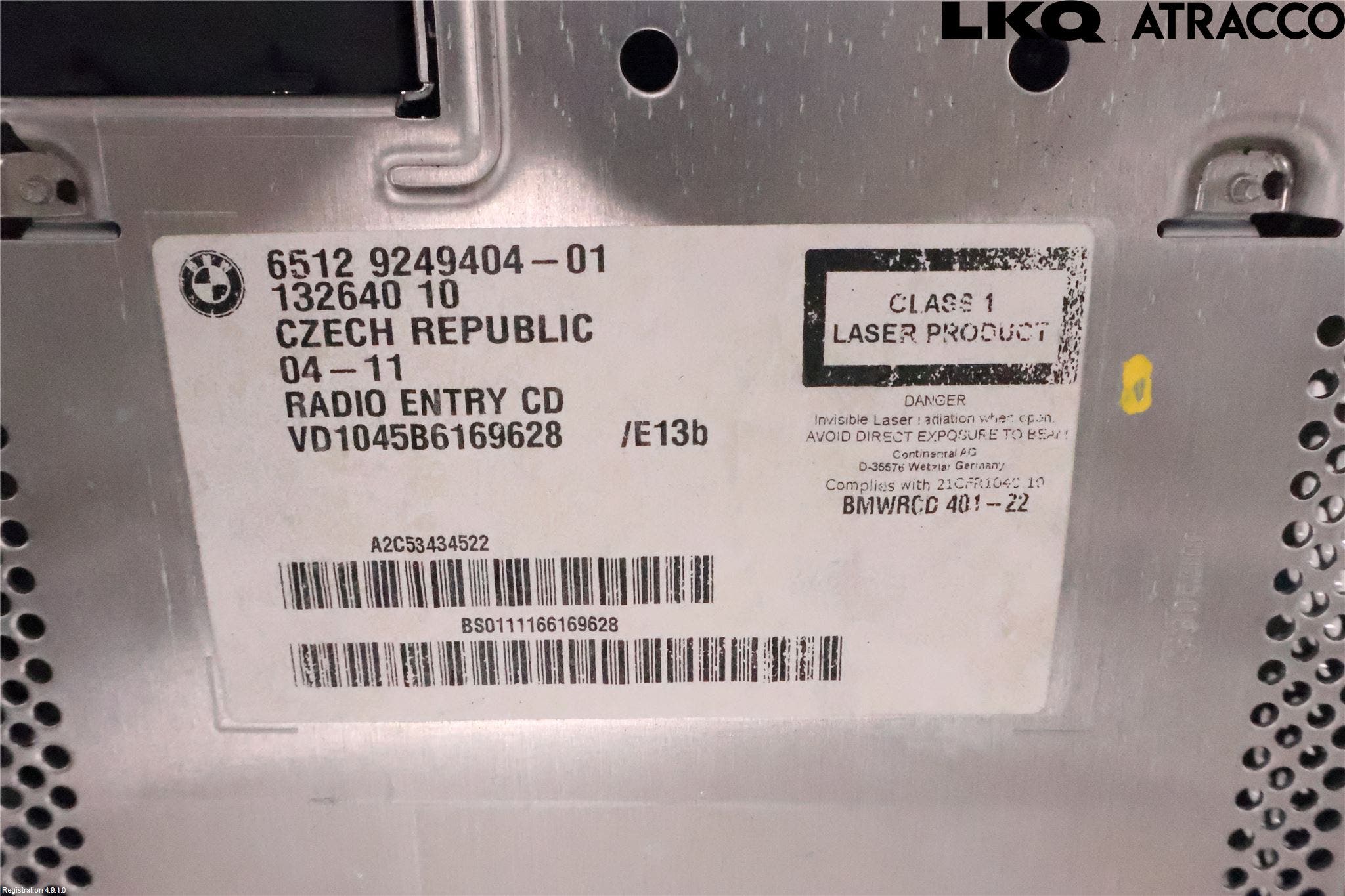 BMW 1 E87/81 5D/3D 03-11 Cd Radio - Multimediapanel