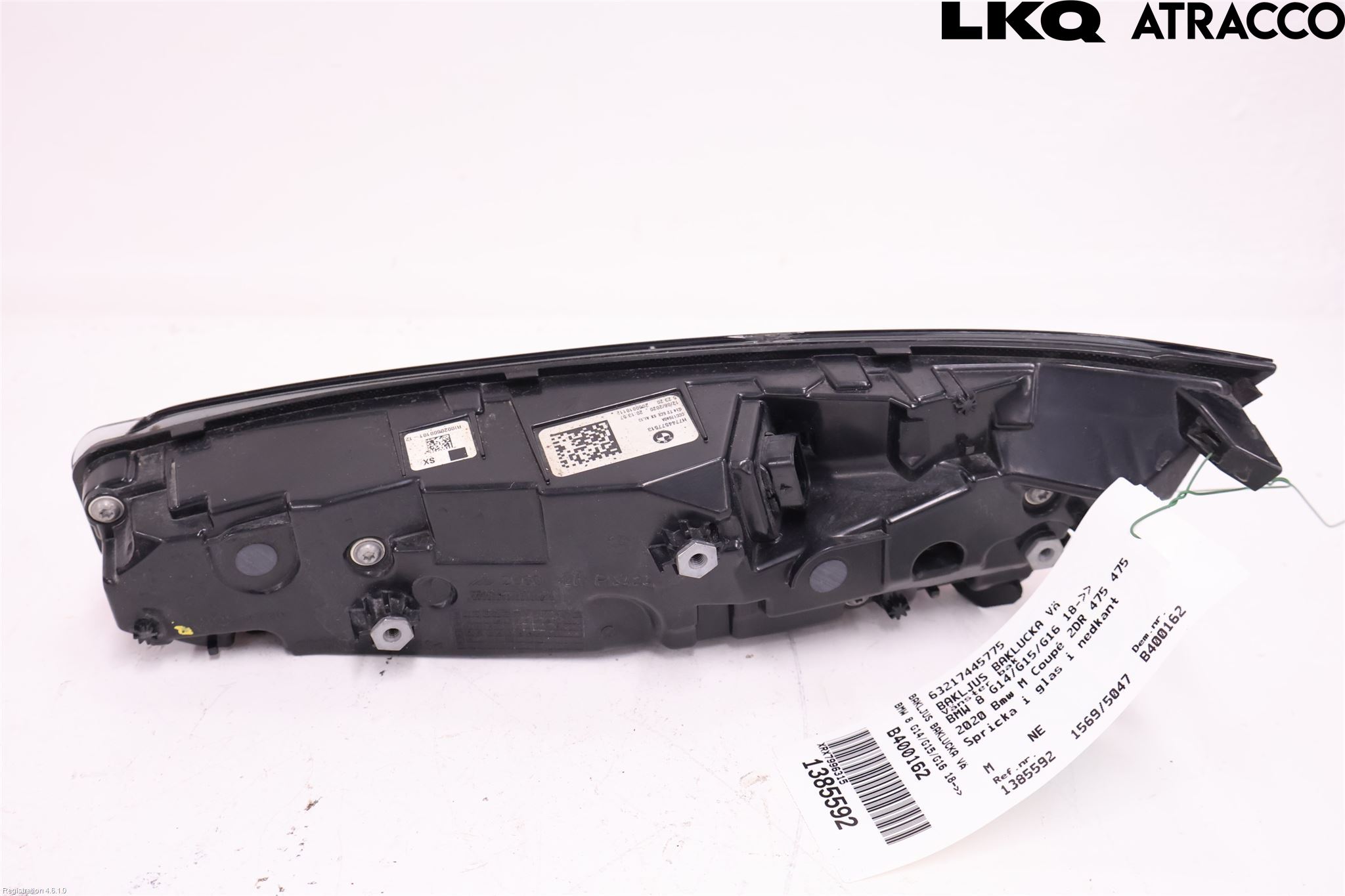 BMW 8 G14/G15/G16 18- Bakljus Lucka Vä