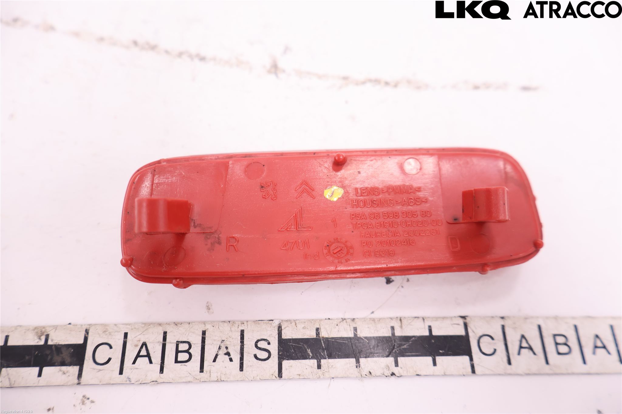 Toyota PROACE I 13-16 Dimljus/Reflex Bak
