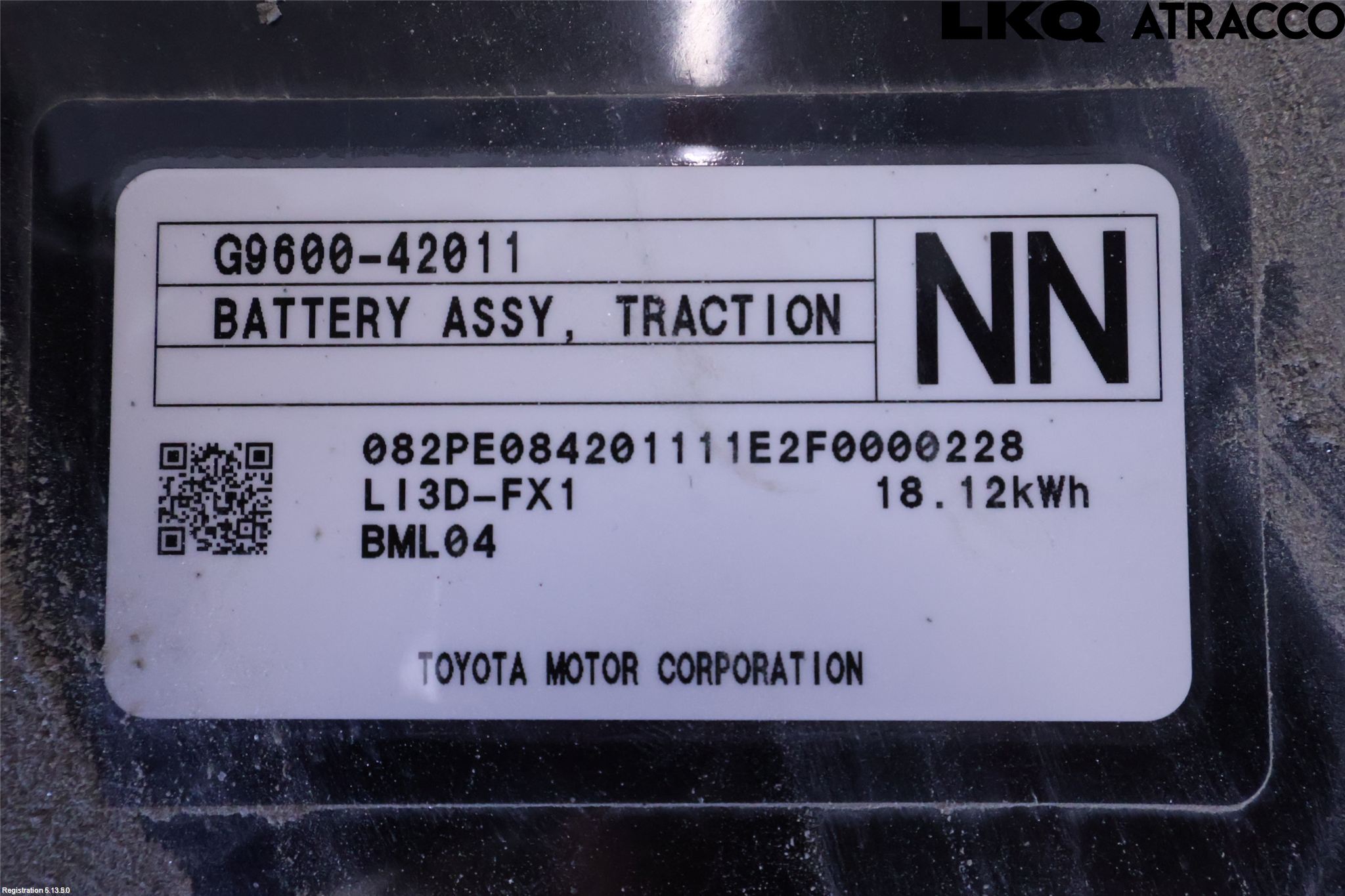 Toyota RAV4 19- Batteri Högspänning