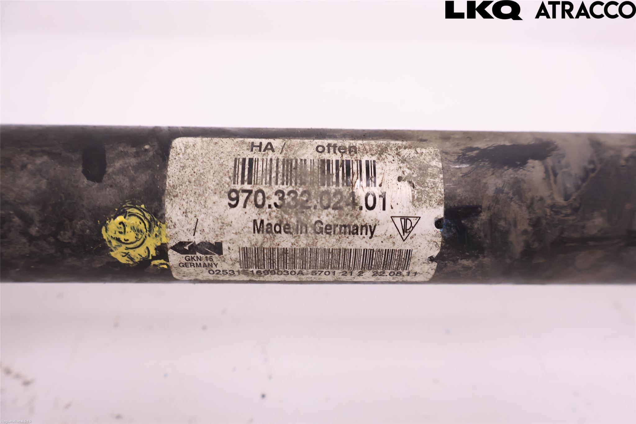 Porsche PANAMERA 09- Drivaxel Bak Höger