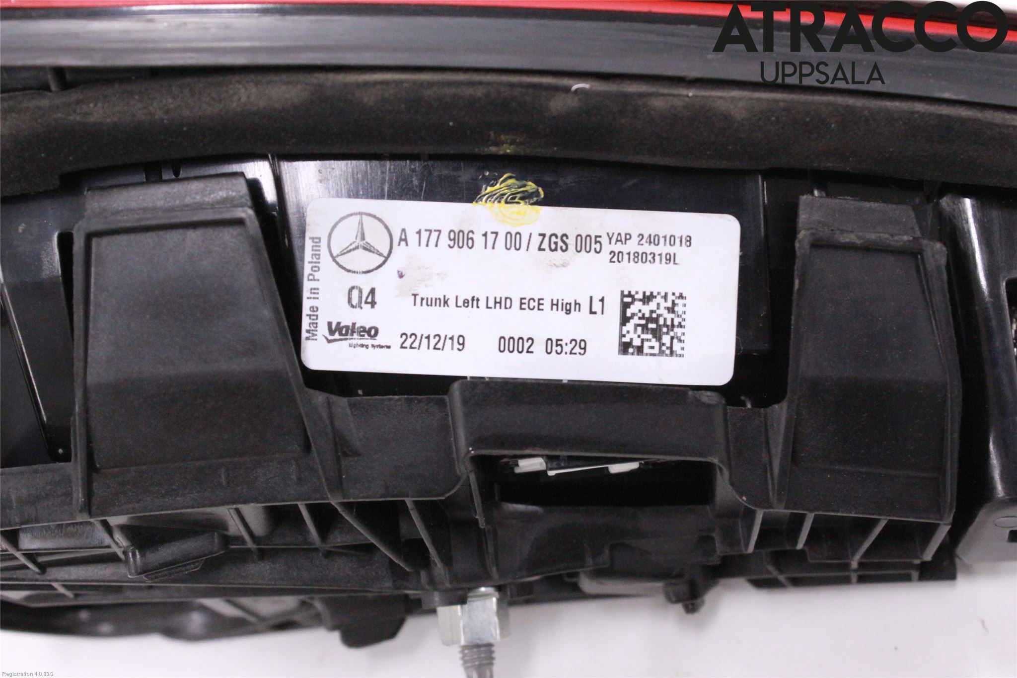 Mercedes-Benz MB A-KLASS (W177) 18- Bakljus Lucka Vä