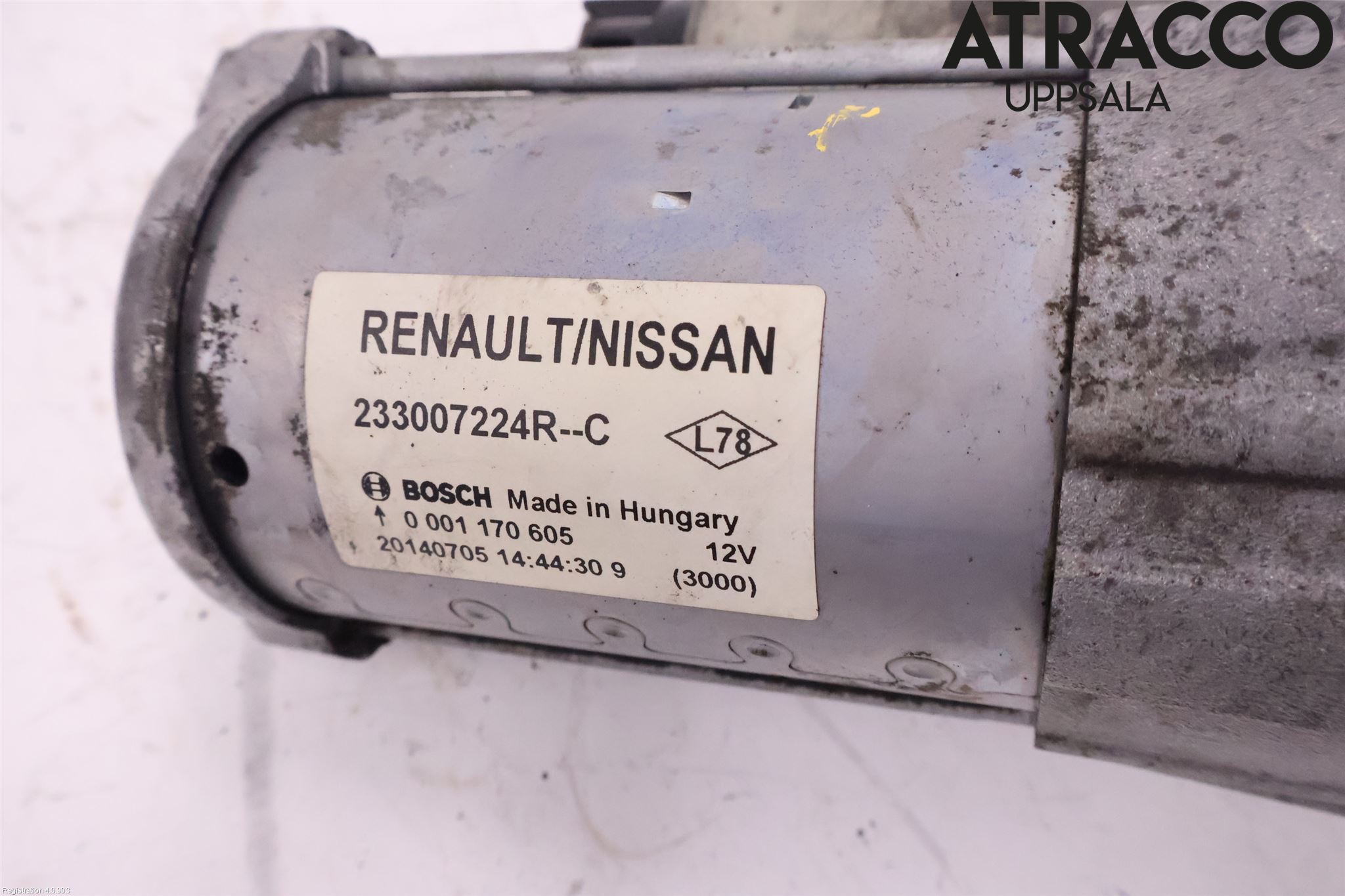 Nissan QASHQAI 14-17 Startmotor Diesel
