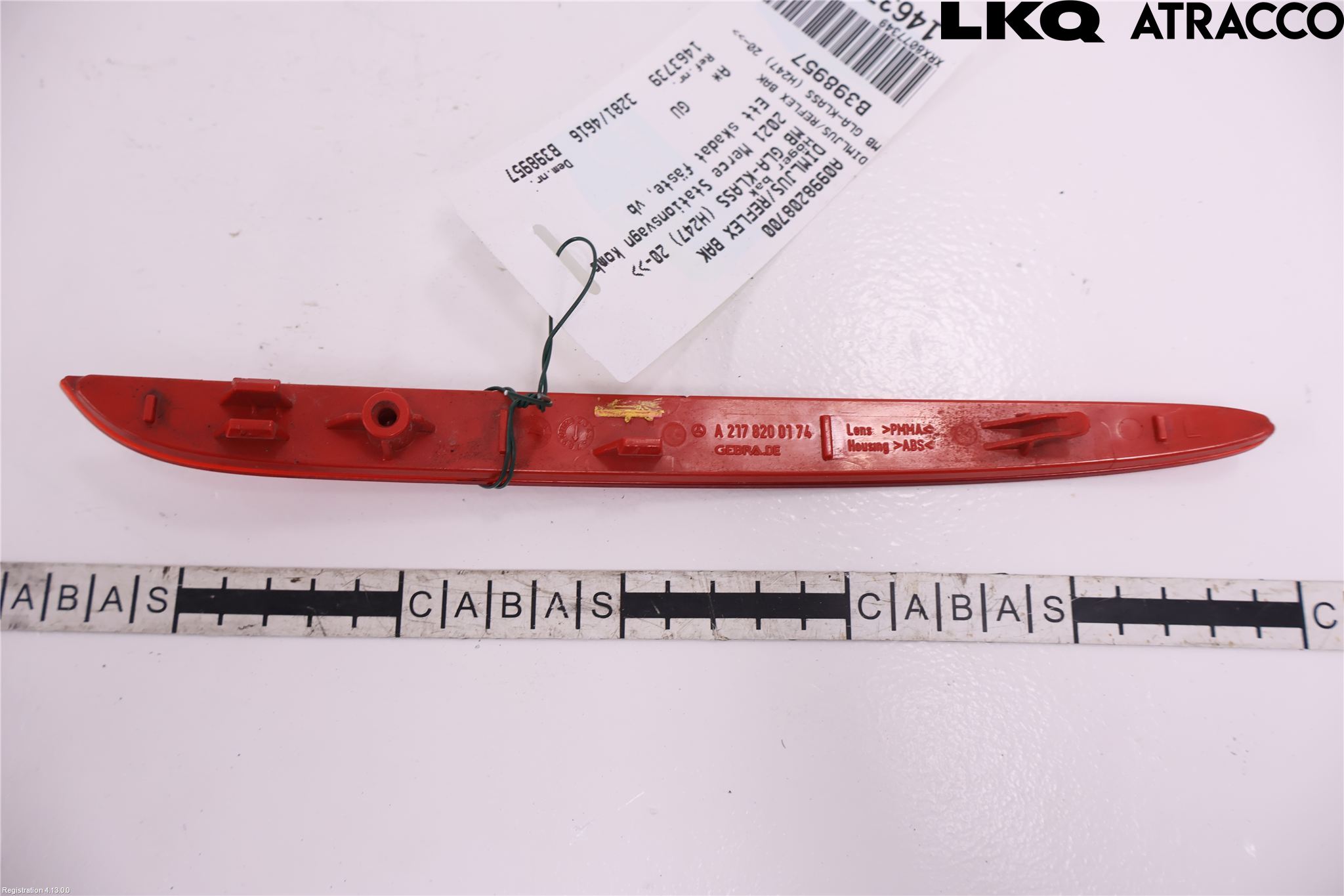 Mercedes-Benz MB GLA-KLASS (H247) 20- Dimljus/Reflex Bak