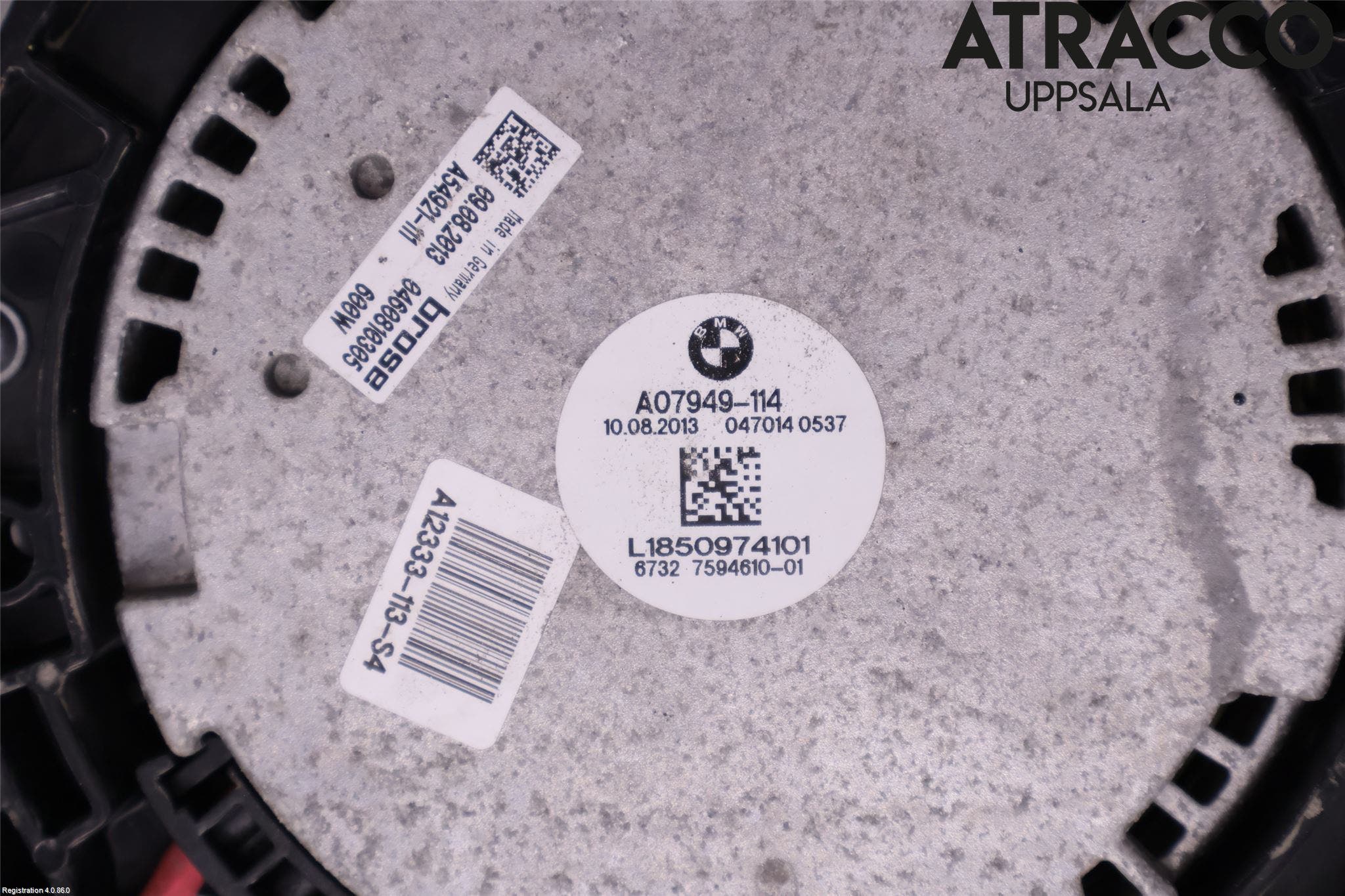 BMW 5 F10/F11/F18 09-17 Kylfläkt El