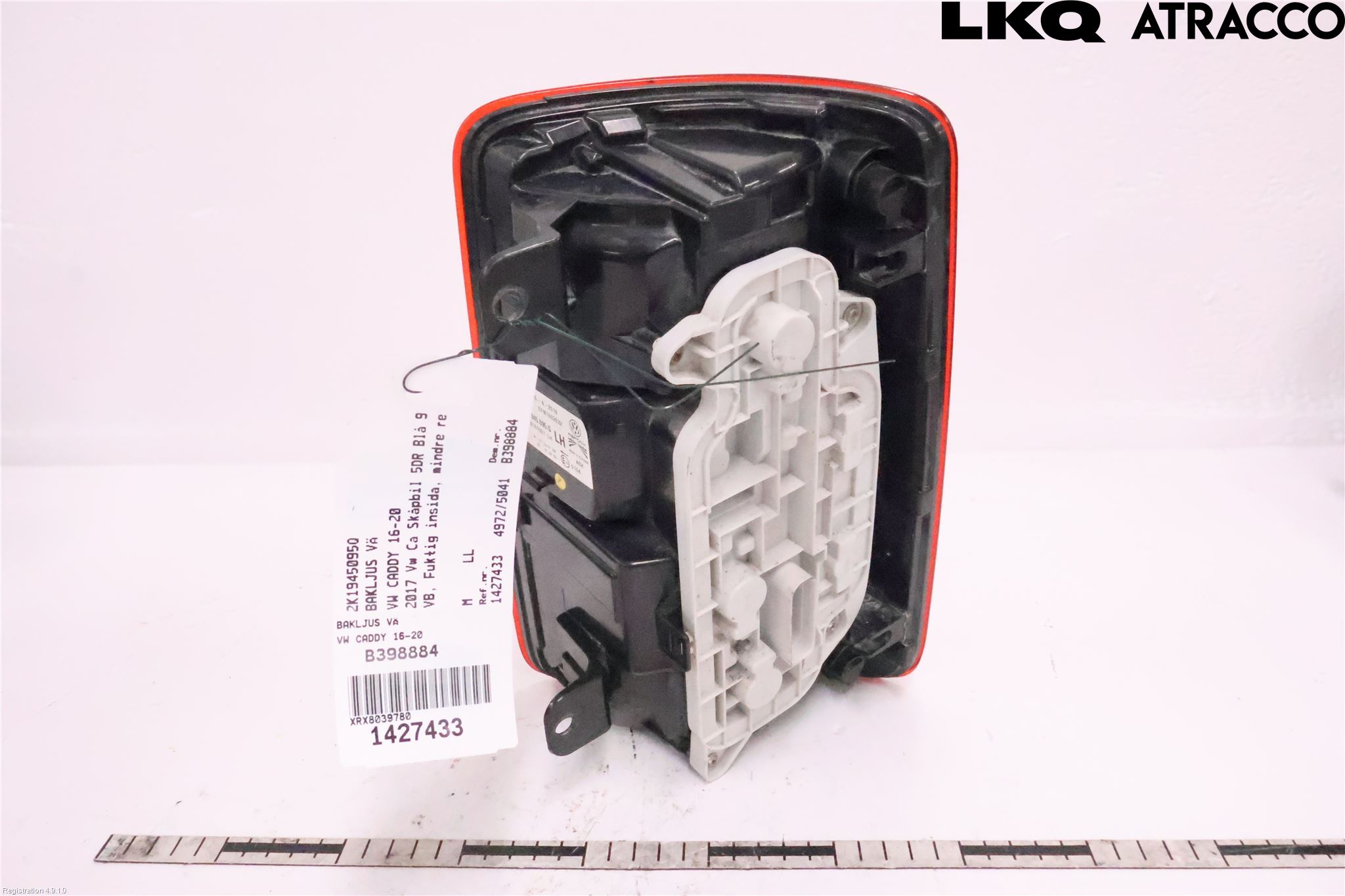 Volkswagen VW CADDY 16-20 Bakljus Vänster