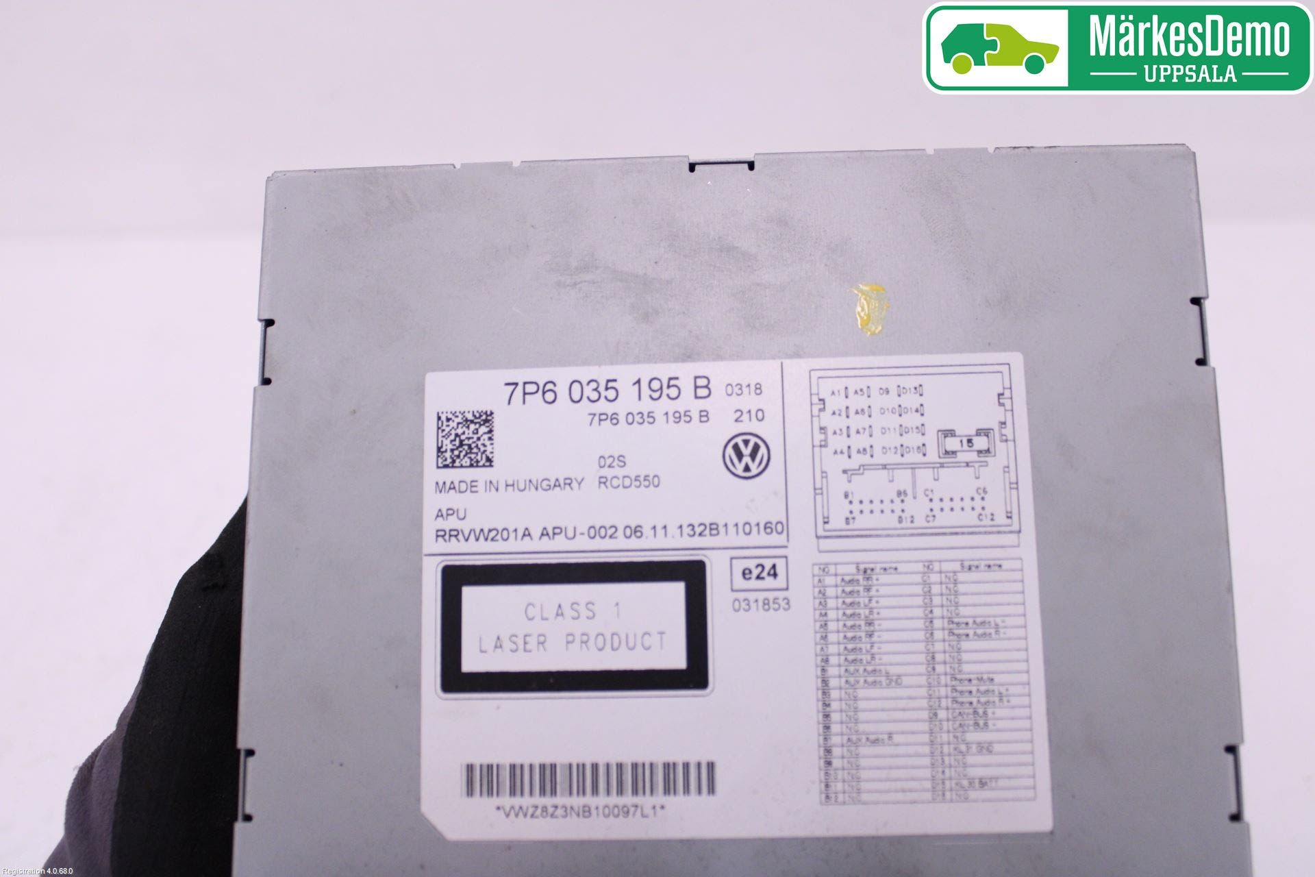Volkswagen VW TOUAREG 7P 11-18 Cd Radio - Multimediapanel