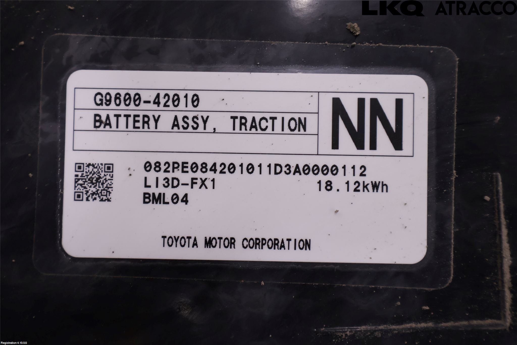 Toyota RAV4 19- Batteri Högspänning