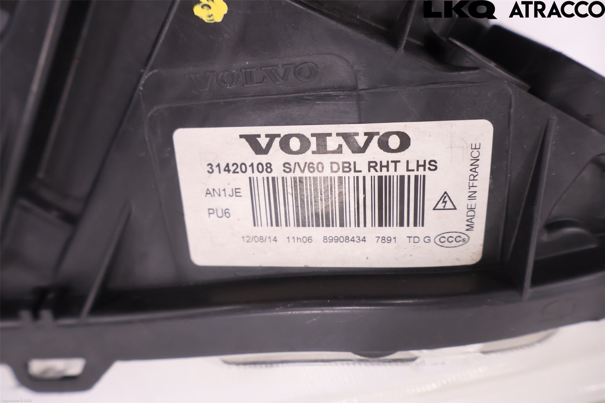 Volvo V60 14-18 Strålkastare Vänster