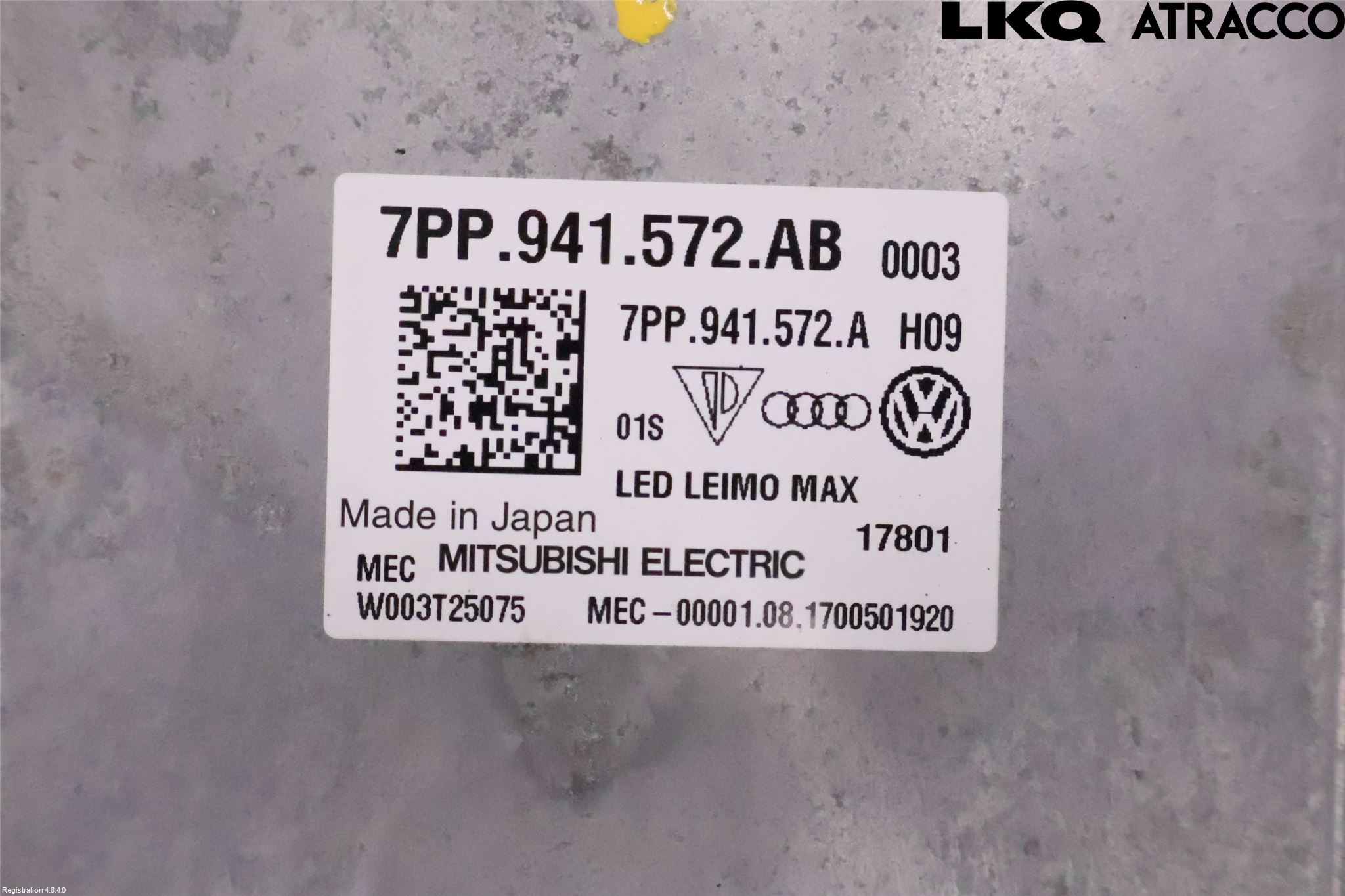 Volkswagen VW PASSAT 15-19 Styrenhet Strålkastare