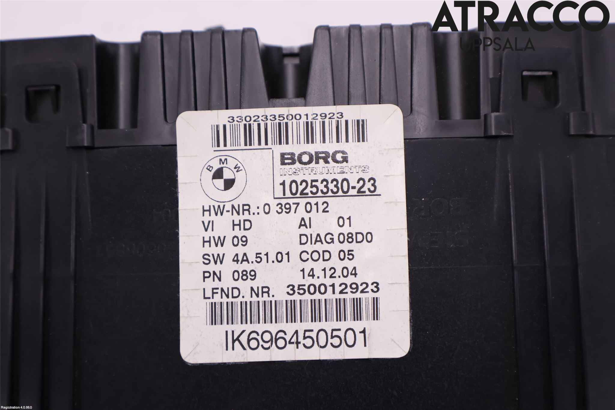 BMW 3 E90/91 SED/TOU 05-12 Instrument Komb