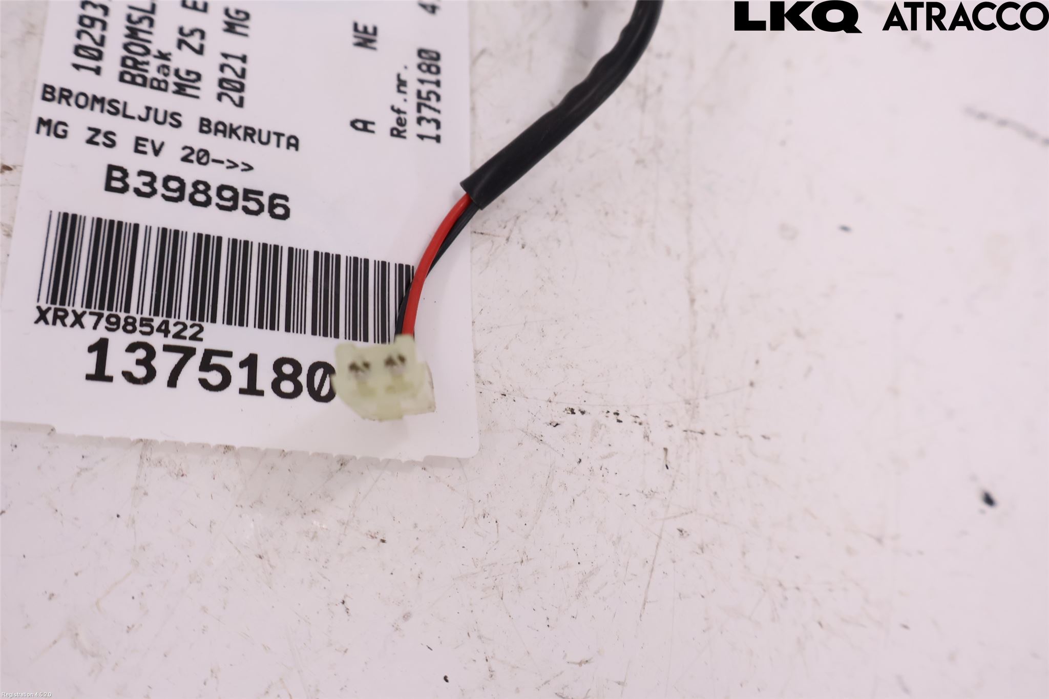 MG ZS EV 20- Bromsljus Bakruta