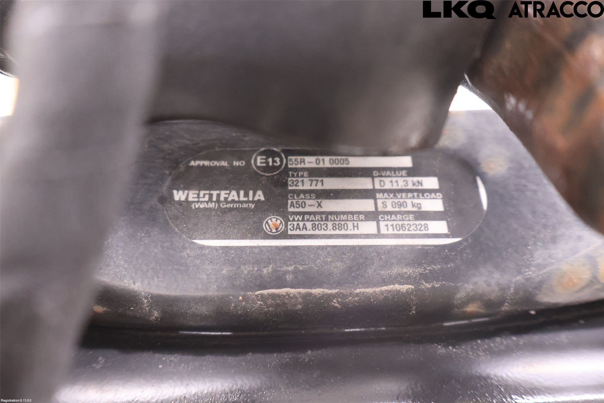 Volkswagen VW PASSAT 11-14 Dragkrok