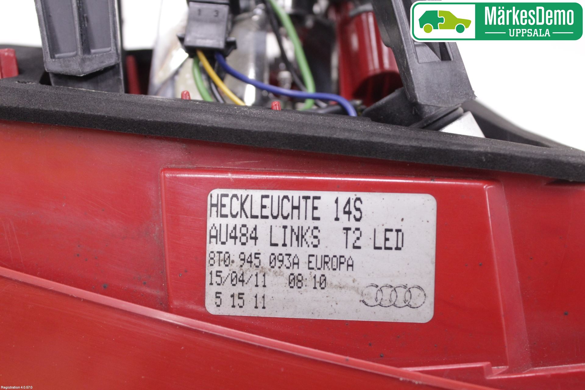 Audi A5 07-16 Bakljus Lucka Vä