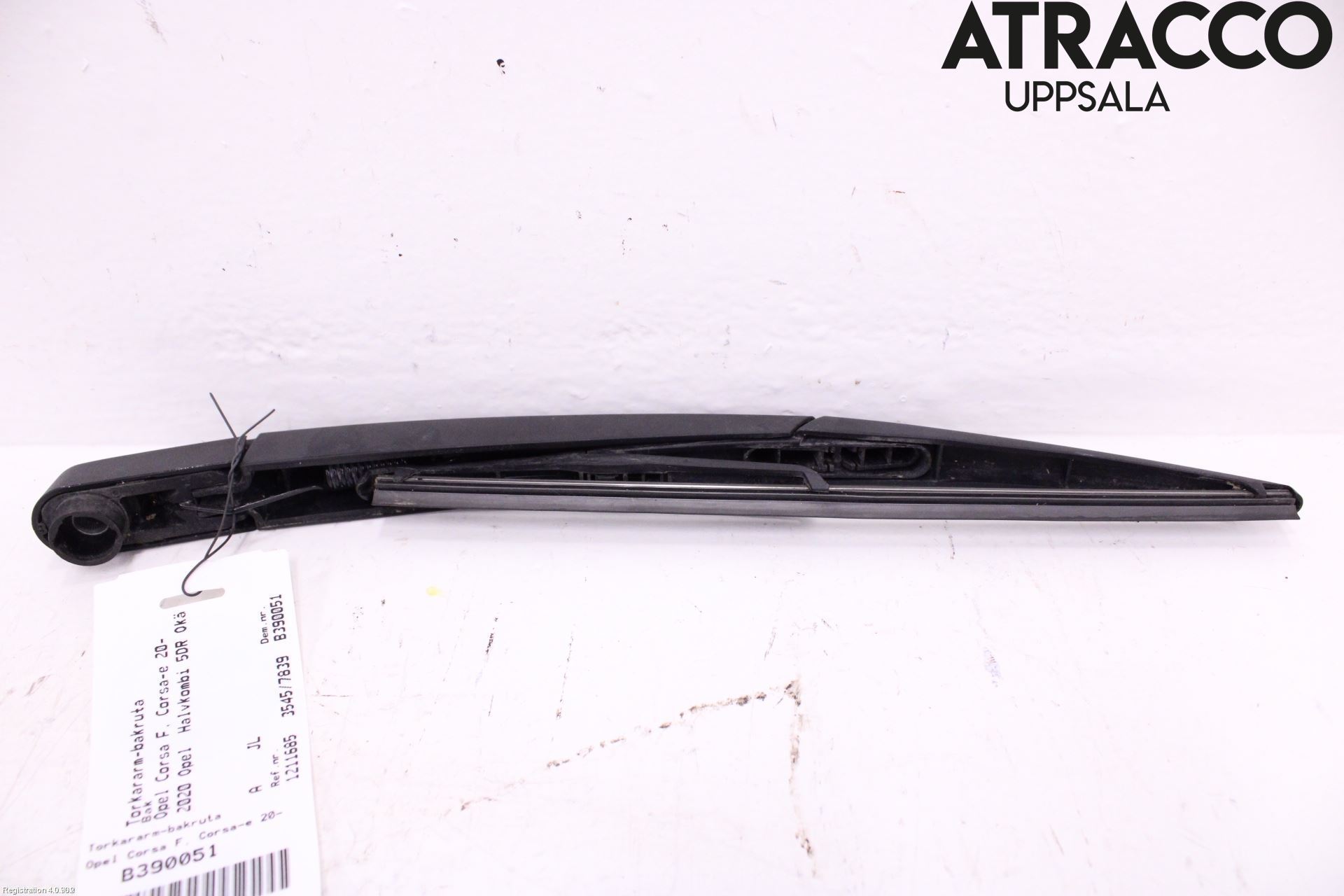Opel CORSA F, CORSA-E 20- Torkararm-Bakruta