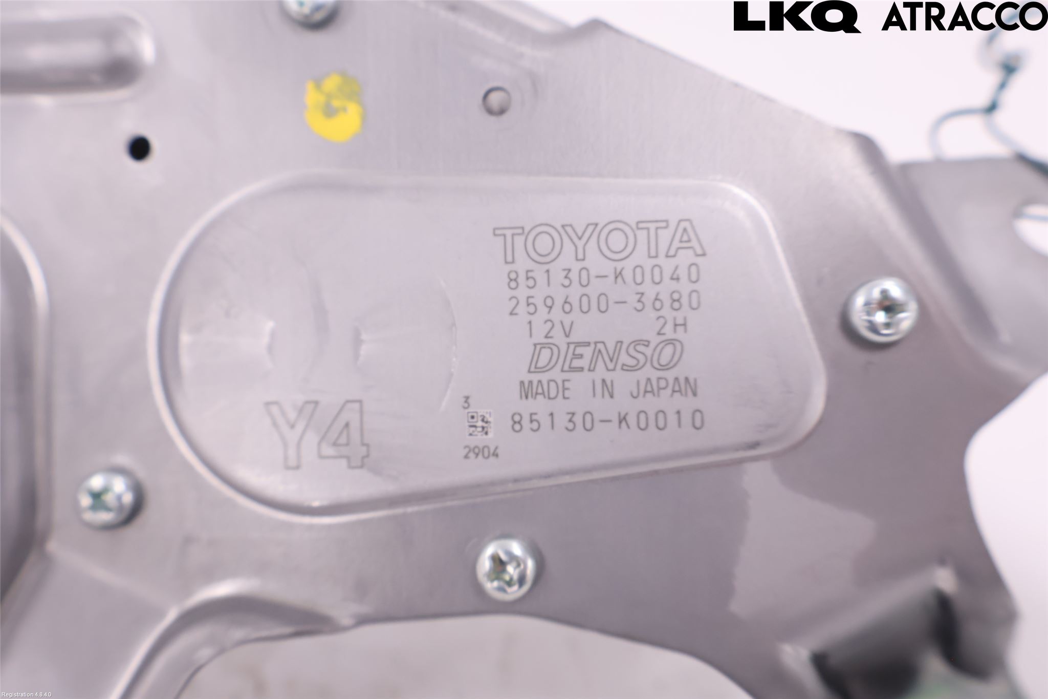 Toyota YARIS XP21 20- Torkarmotor Baklucka