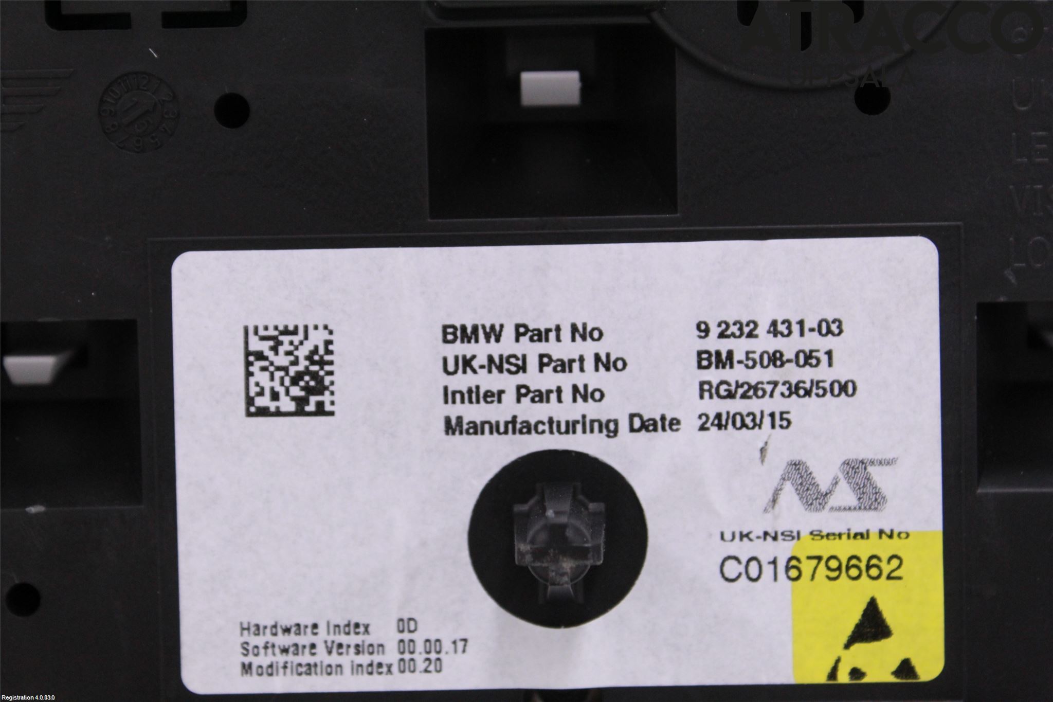 Mini COUNTRYMAN R60 11-16 Instrument Hast