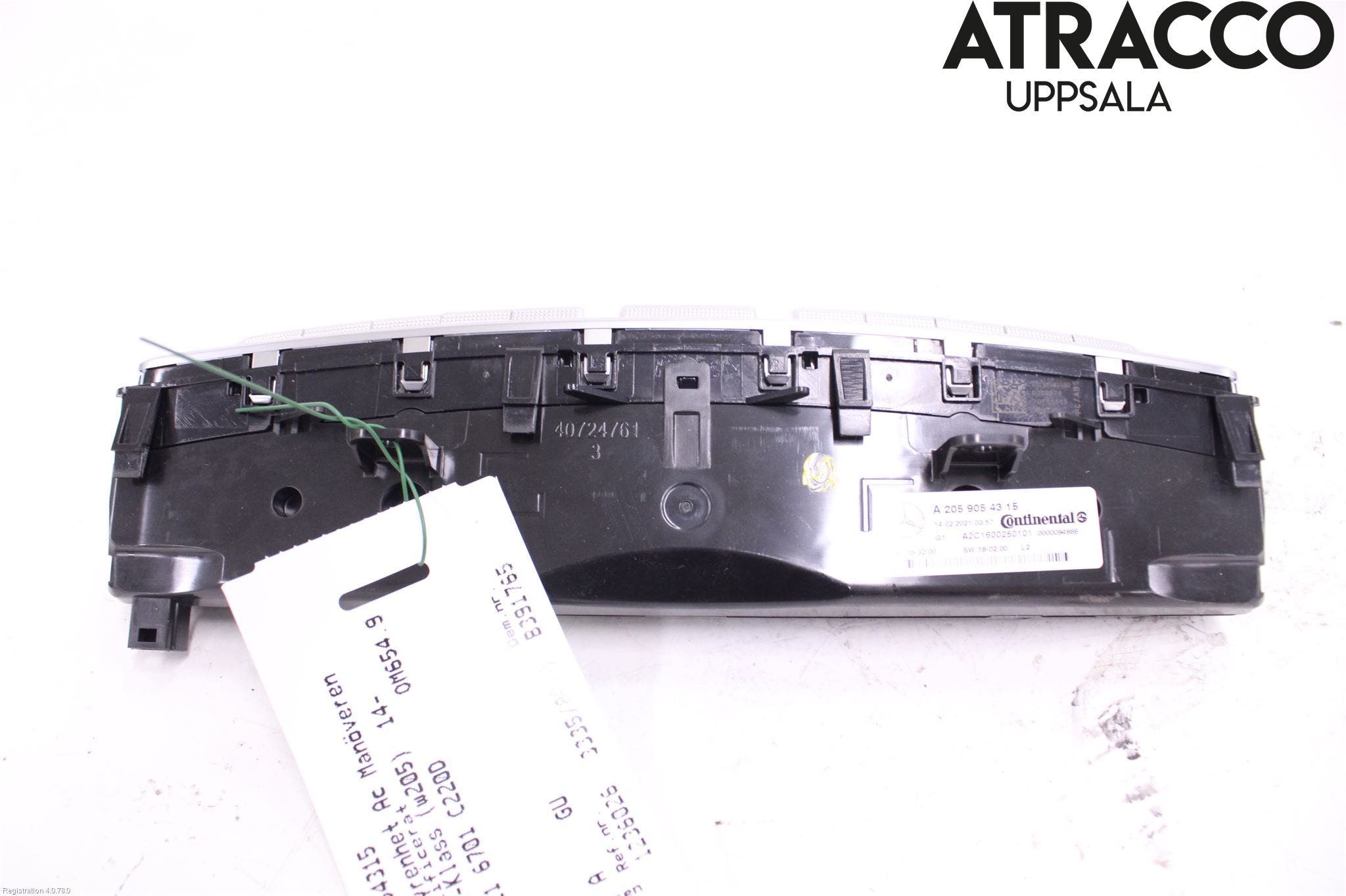 Mercedes-Benz MB C-KLASS (W205) 14-21 Ac Styrenhet Ac Manöveren